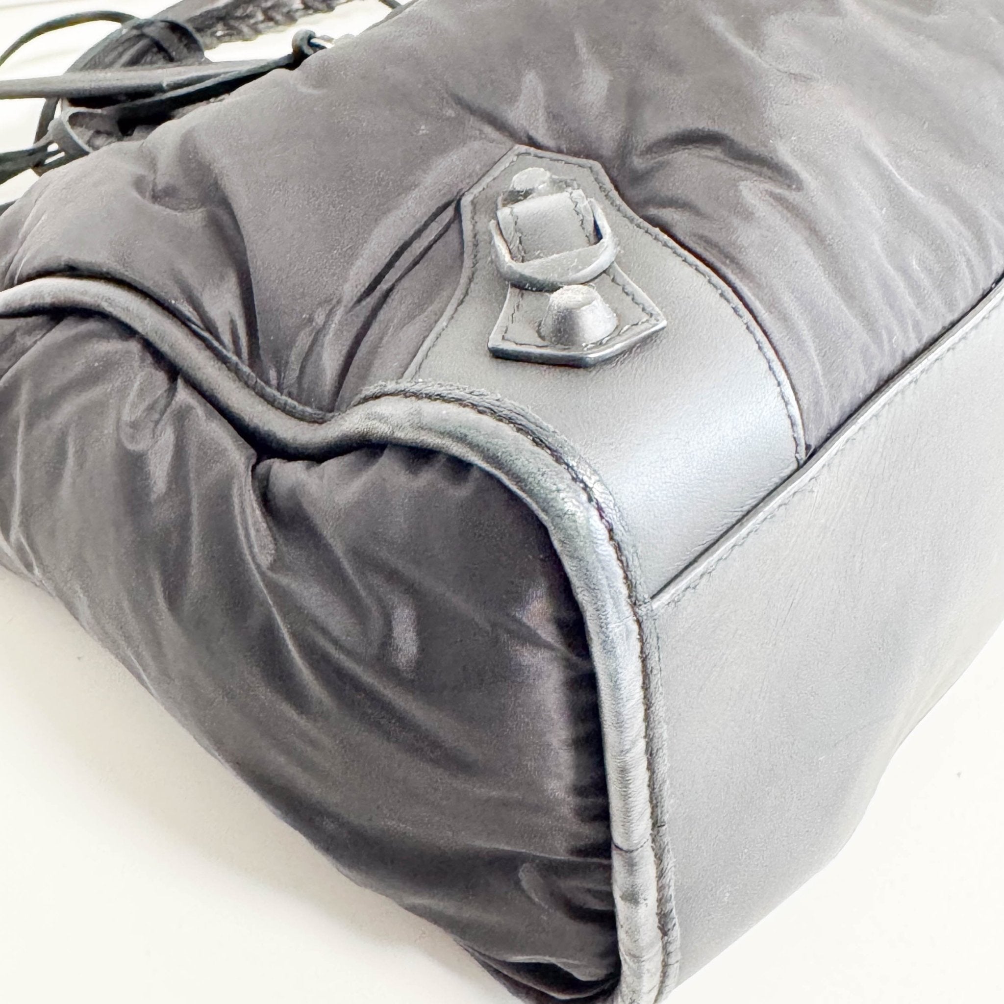 BALENCIAGA City Black Nylon Agneau Classic Hardware, in , Sold by HIVE PRELOVED - Handle Bags, Shoulder Bags,