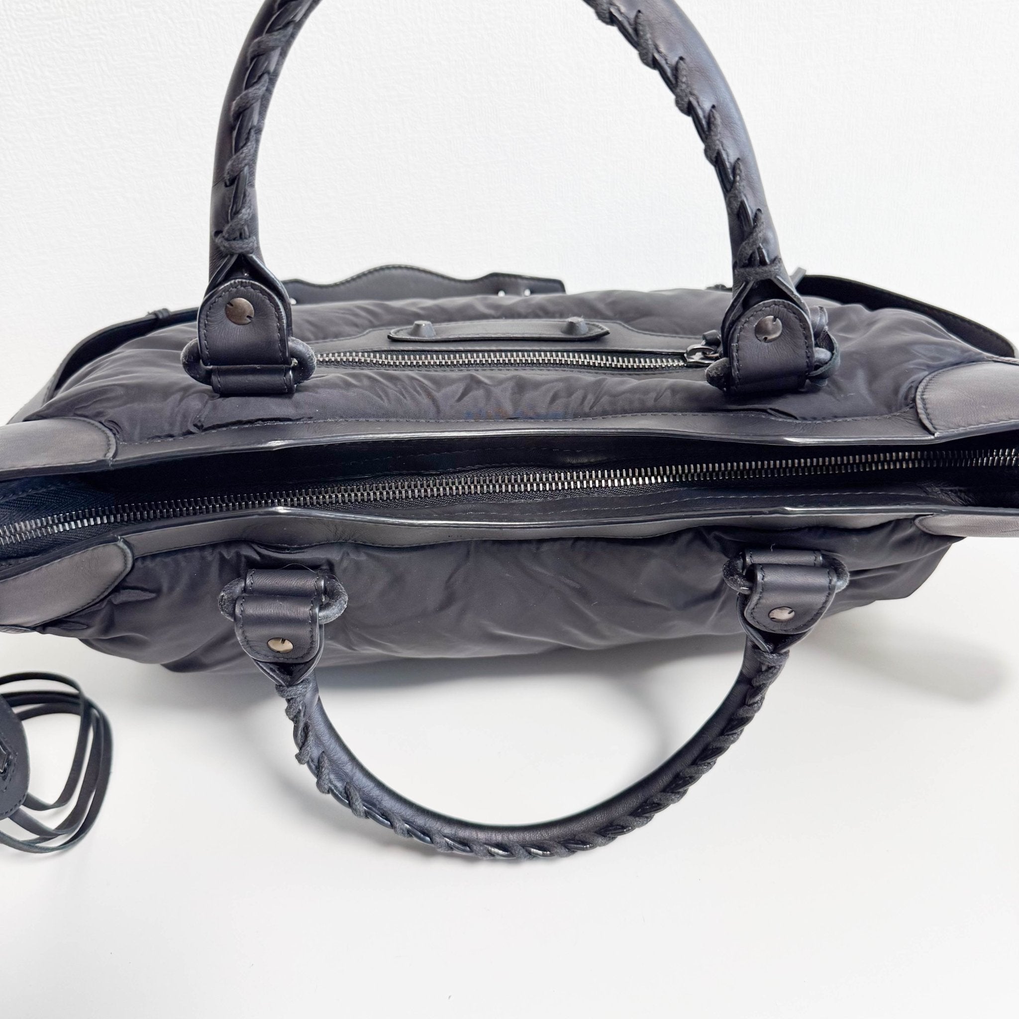 BALENCIAGA City Black Nylon Agneau Classic Hardware, in , Sold by HIVE PRELOVED - Handle Bags, Shoulder Bags,