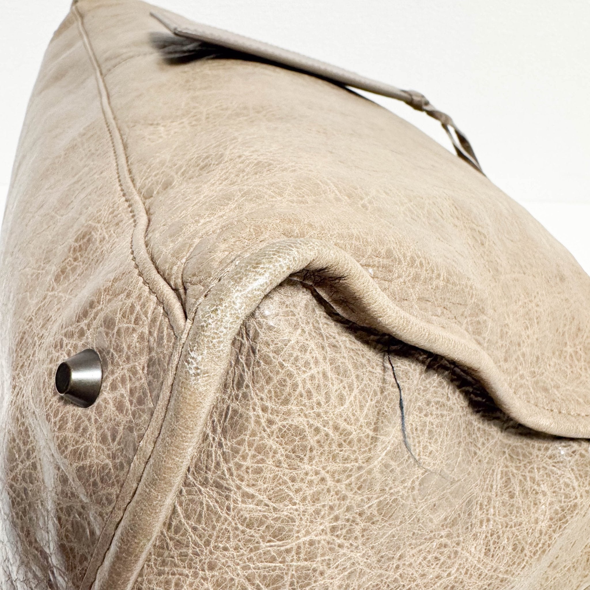 BALENCIAGA City Brown Leather Moto Classic Work Bag, in , Sold by HIVE PRELOVED - Handle Bags, ,