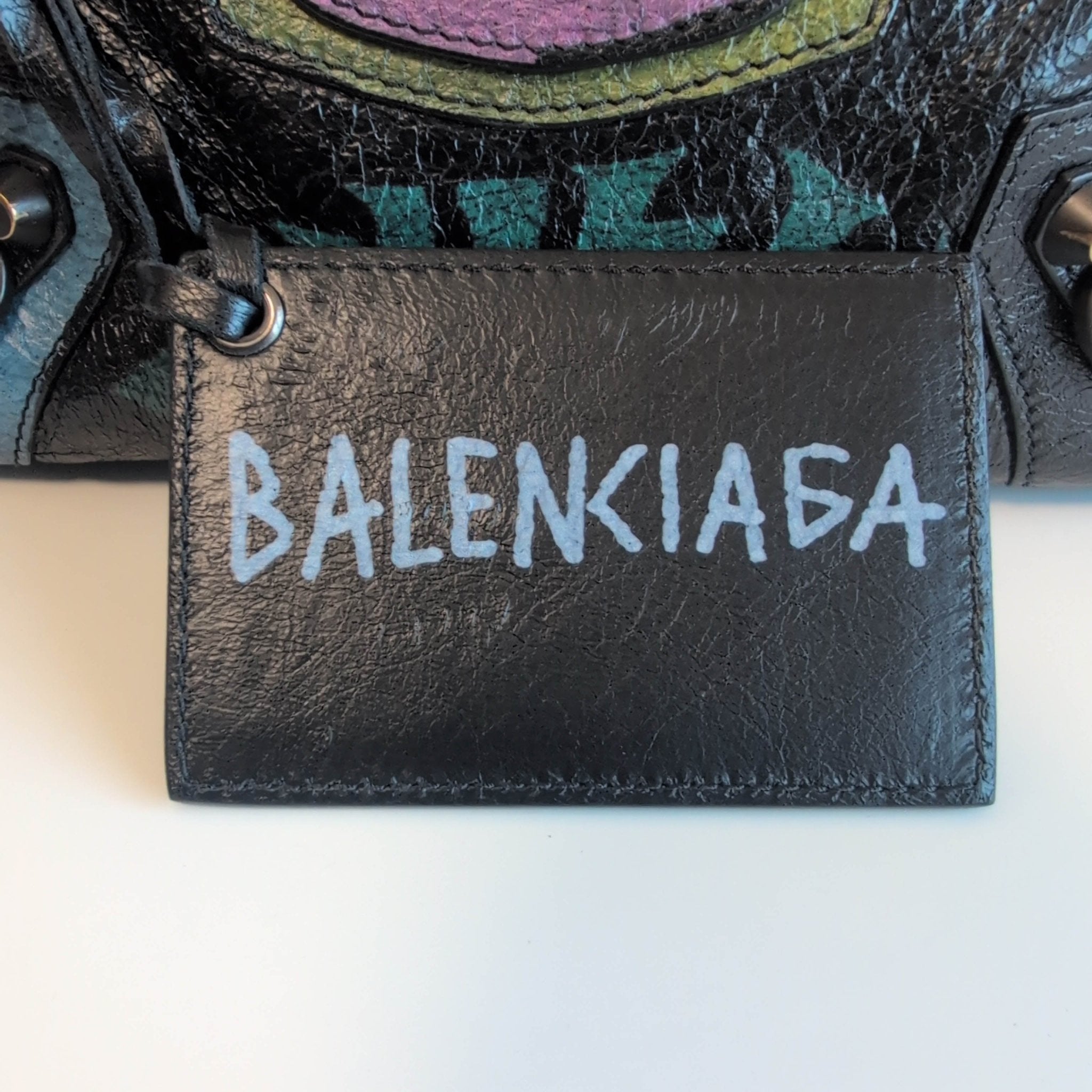 BALENCIAGA City Graffiti Small Bag Black, in , Sold by HIVE PRELOVED - Handle Bags, ,