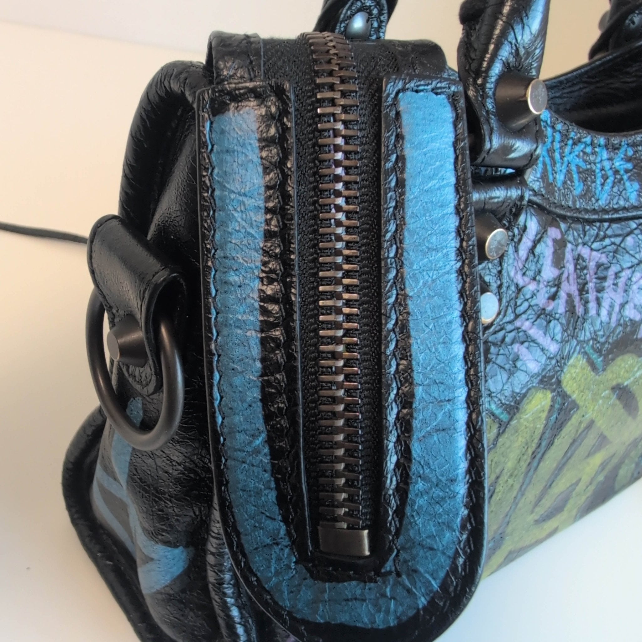 BALENCIAGA City Graffiti Small Bag Black, in , Sold by HIVE PRELOVED - Handle Bags, ,