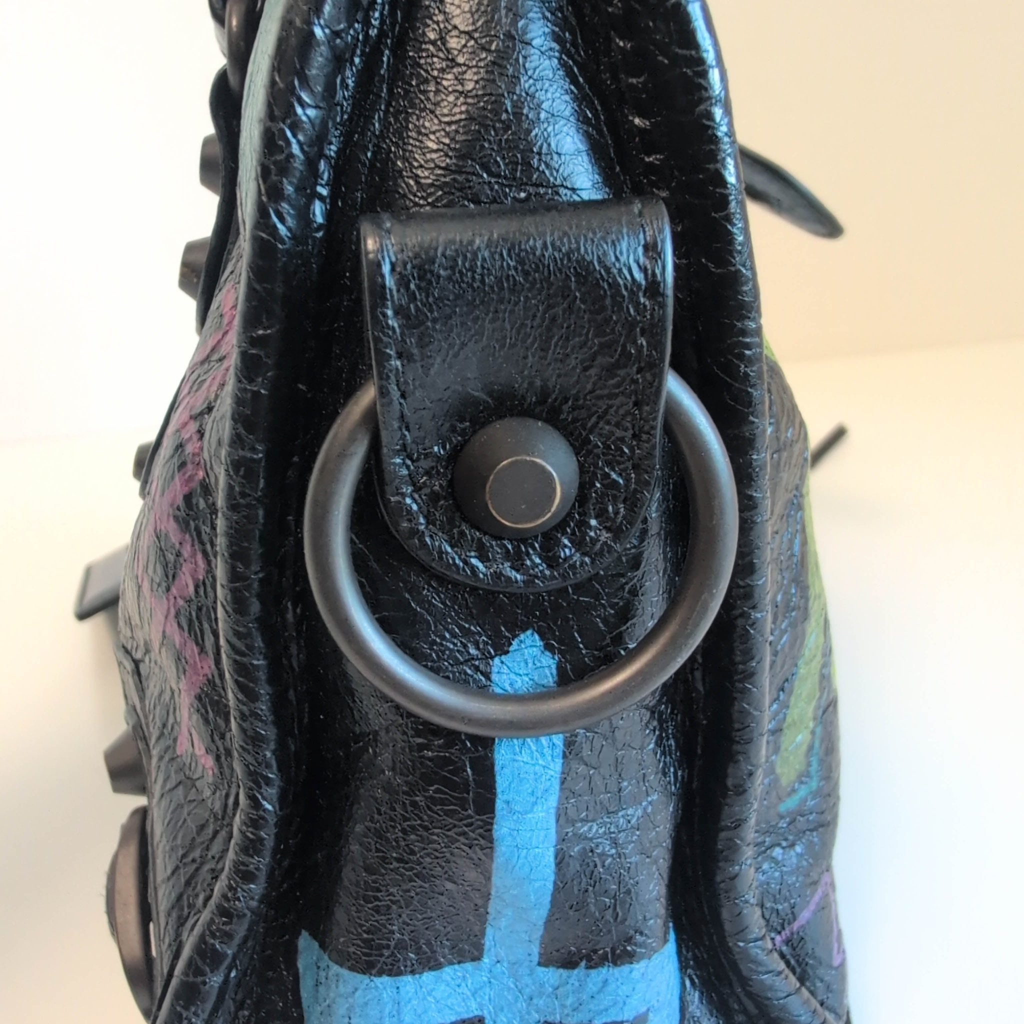 BALENCIAGA City Graffiti Small Bag Black, in , Sold by HIVE PRELOVED - Handle Bags, ,