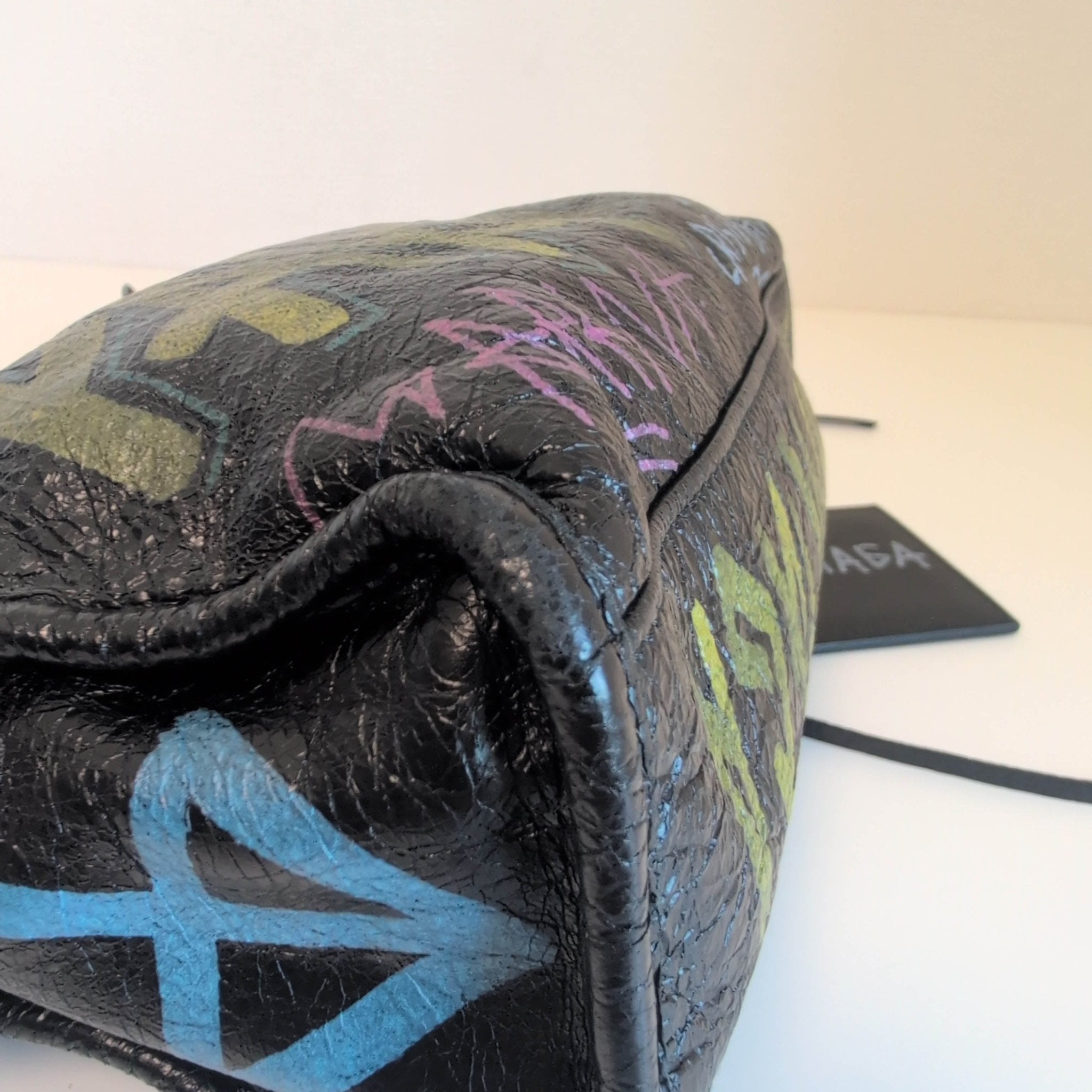 BALENCIAGA City Graffiti Small Bag Black, in , Sold by HIVE PRELOVED - Handle Bags, ,