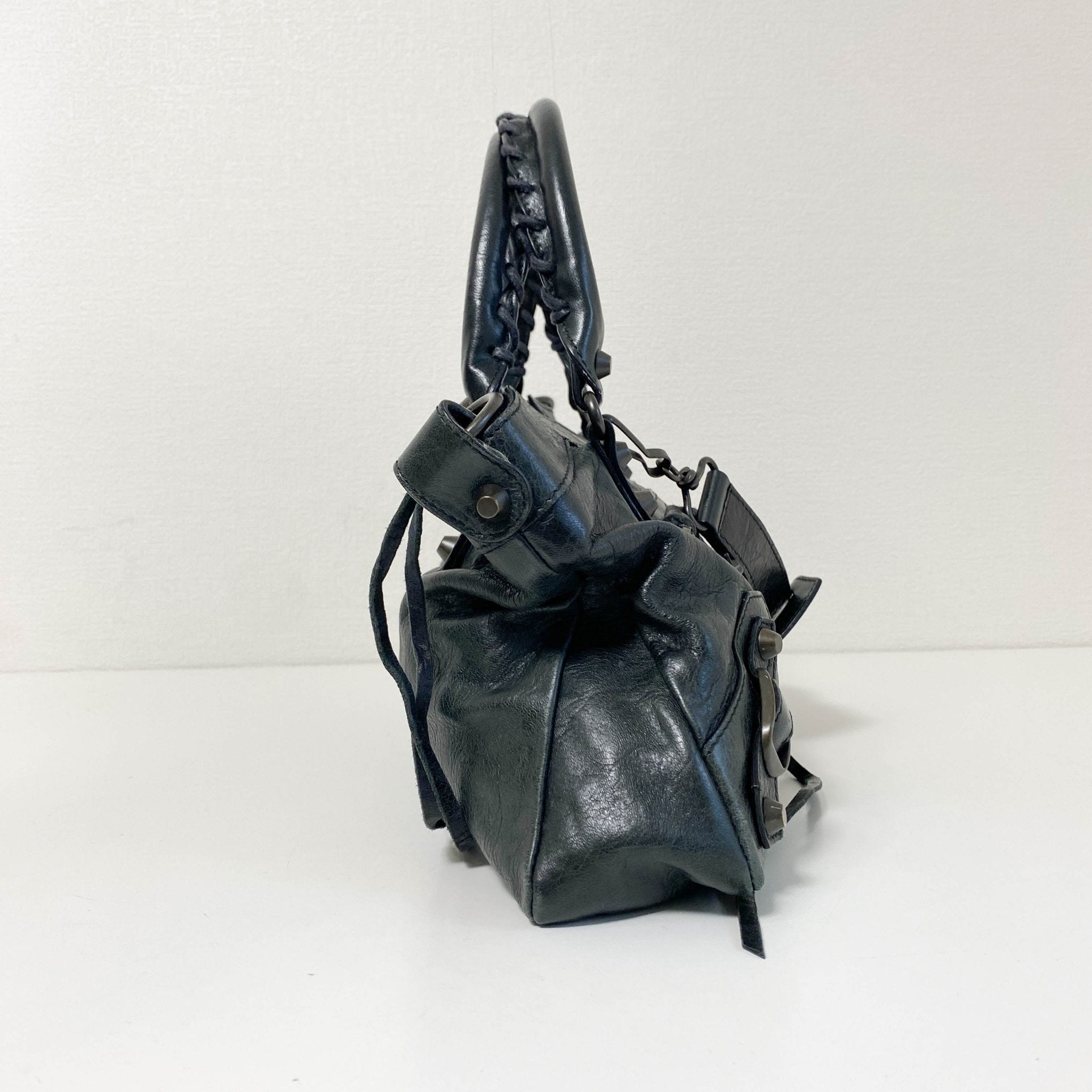 BALENCIAGA First Handbag Black Handbag, in , Sold by HIVE PRELOVED - Handle Bags, Shoulder Bags,