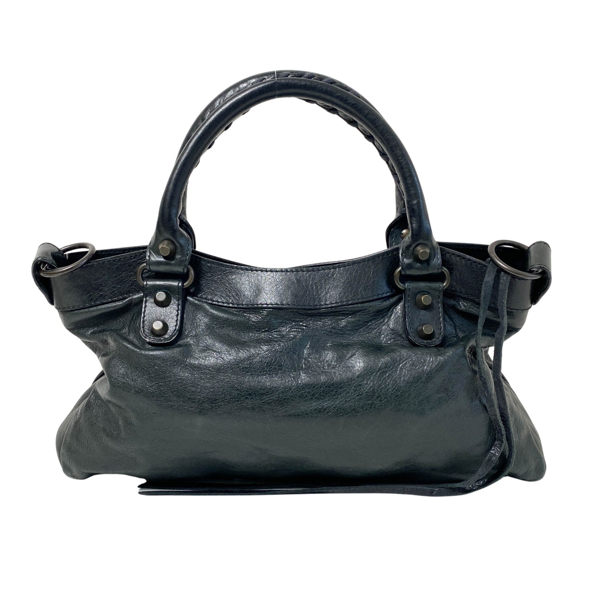 BALENCIAGA First Handbag Black Handbag, in , Sold by HIVE PRELOVED - Handle Bags, Shoulder Bags,
