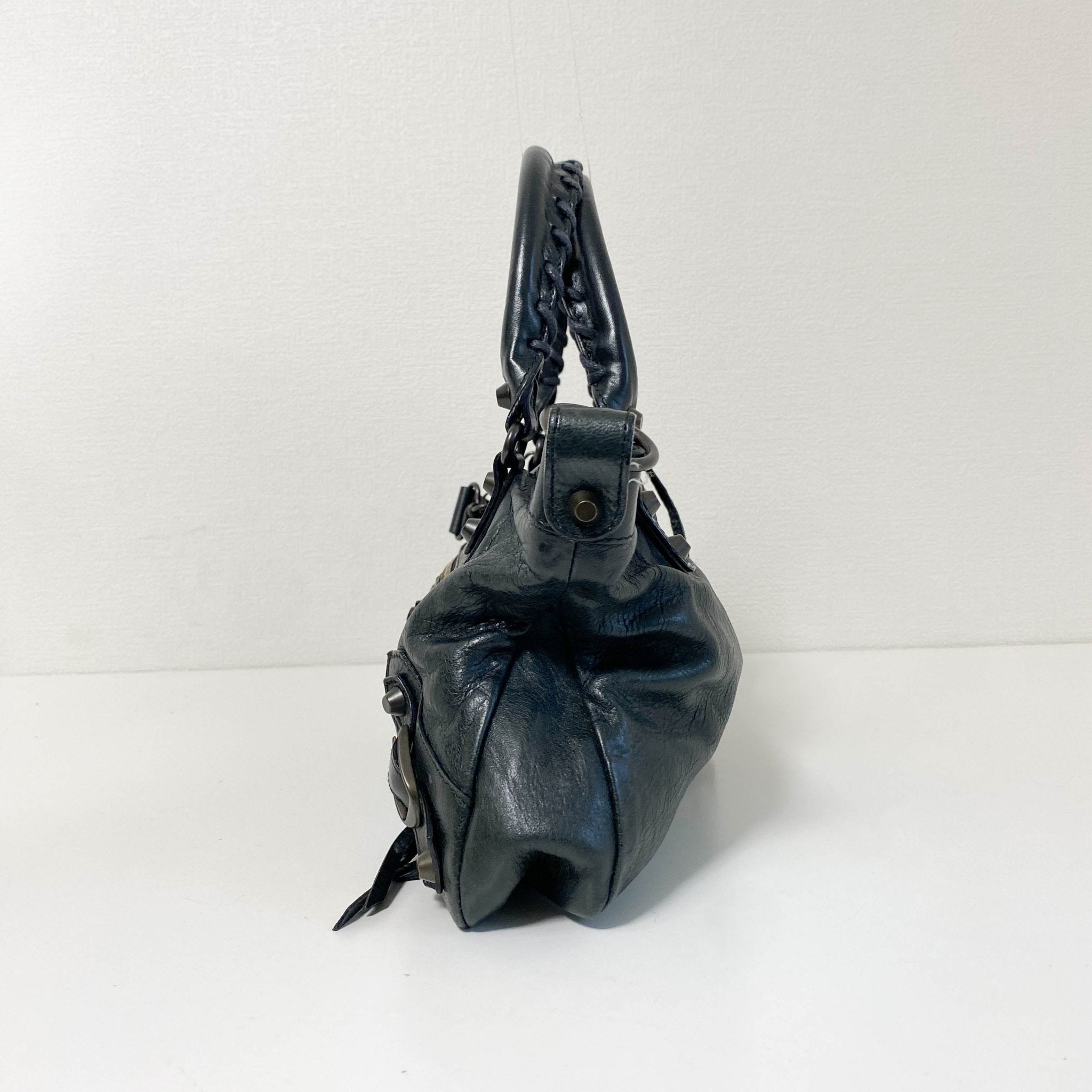 BALENCIAGA First Handbag Black Handbag, in , Sold by HIVE PRELOVED - Handle Bags, Shoulder Bags,