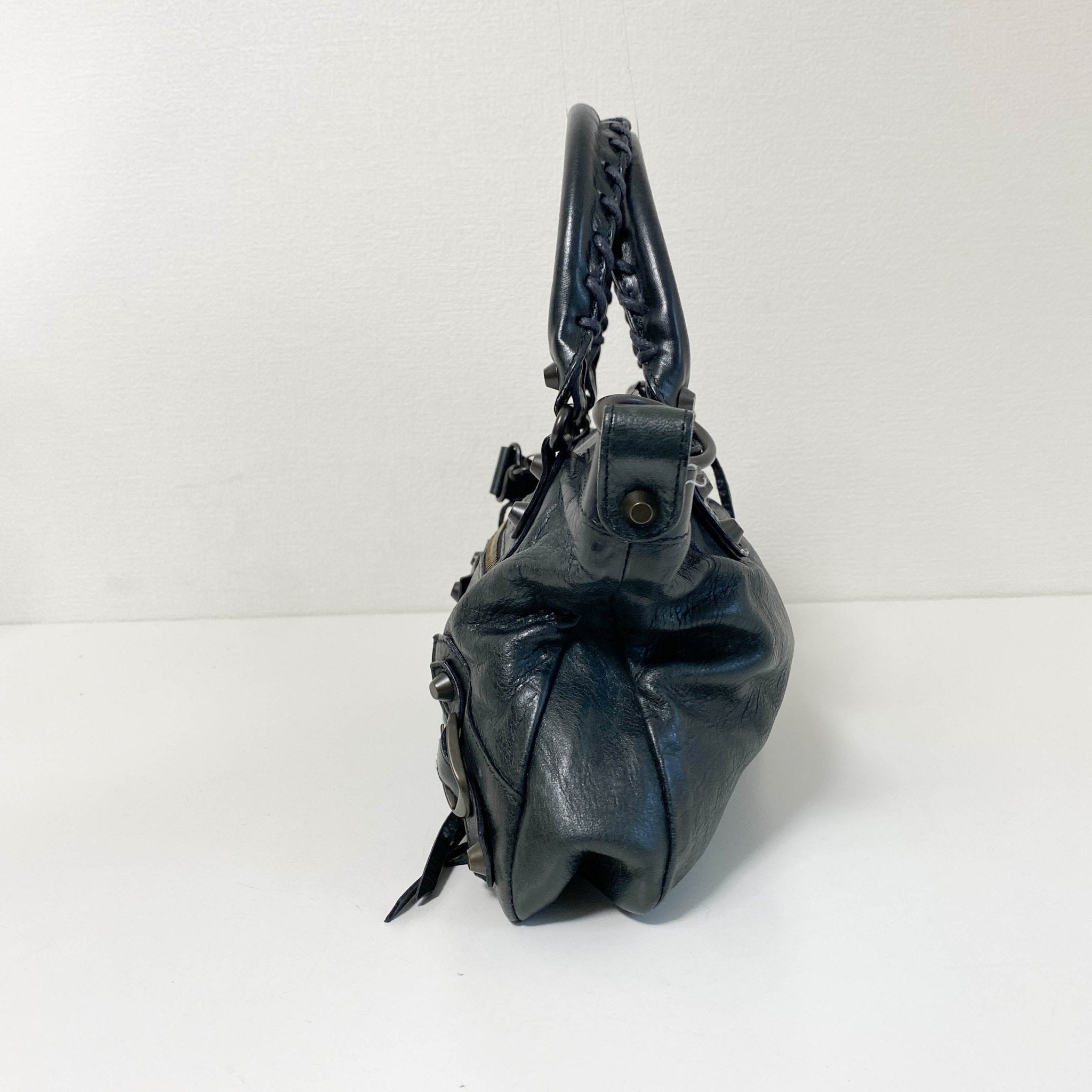 BALENCIAGA First Handbag Black Handbag, in , Sold by HIVE PRELOVED - Handle Bags, Shoulder Bags,