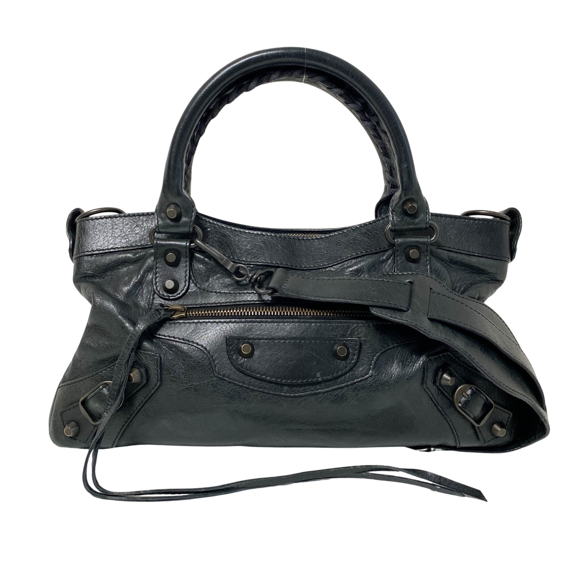 BALENCIAGA First Handbag Black Handbag, in , Sold by HIVE PRELOVED - Handle Bags, Shoulder Bags,