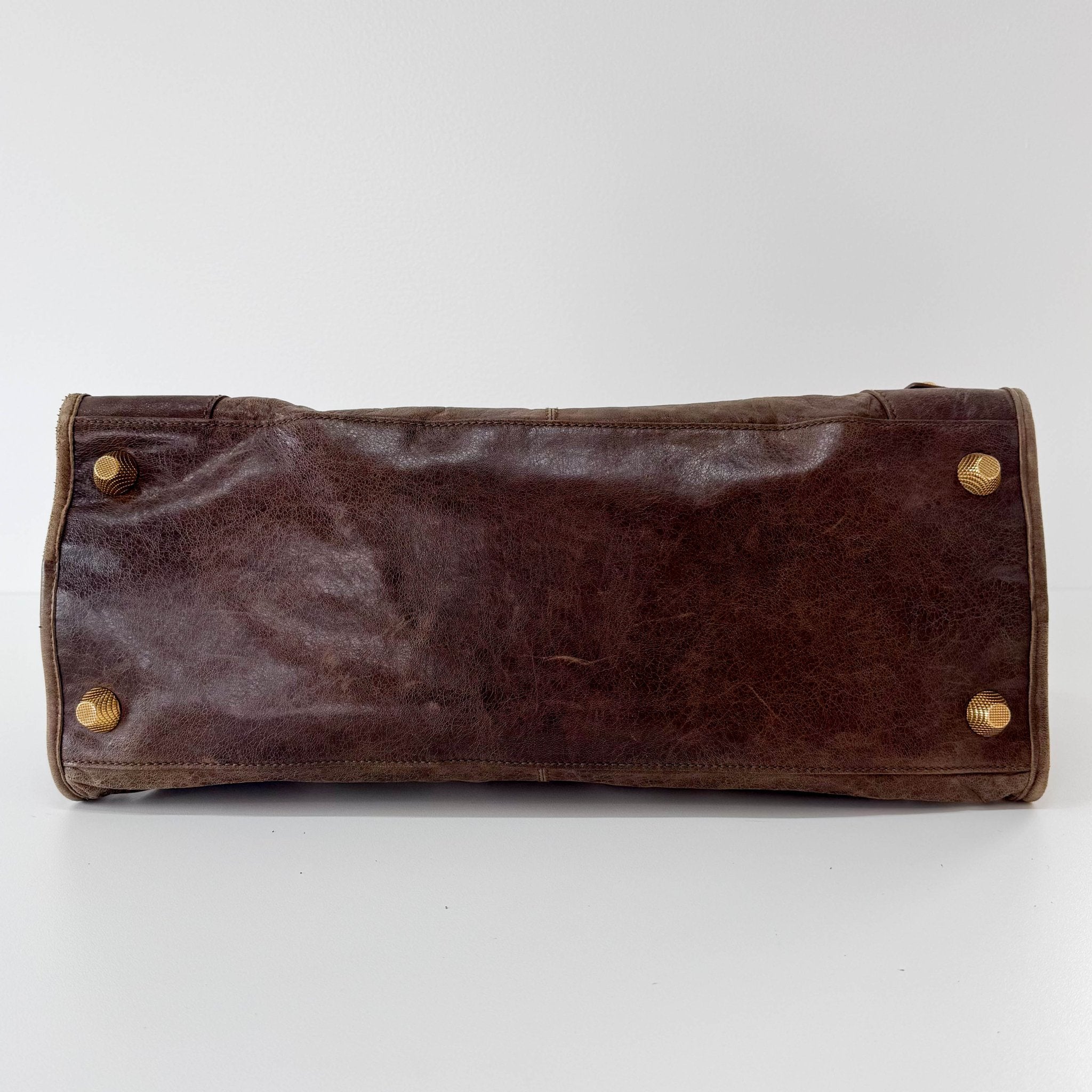 BALENCIAGA Giant City Brown Leather Hand Bag, in , Sold by HIVE PRELOVED - Handle Bags, ,