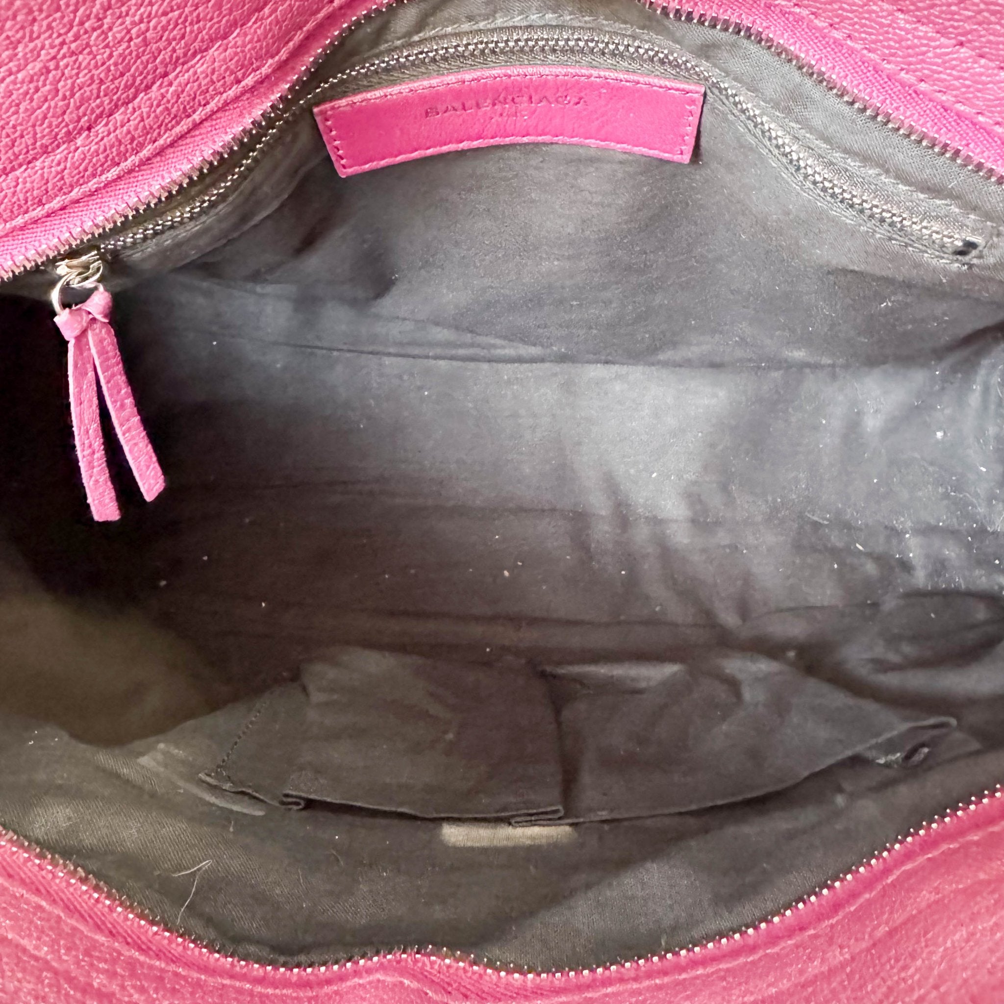 BALENCIAGA Le City Medium Metallic Purple Handbag, in , Sold by HIVE PRELOVED - Handle Bags, ,