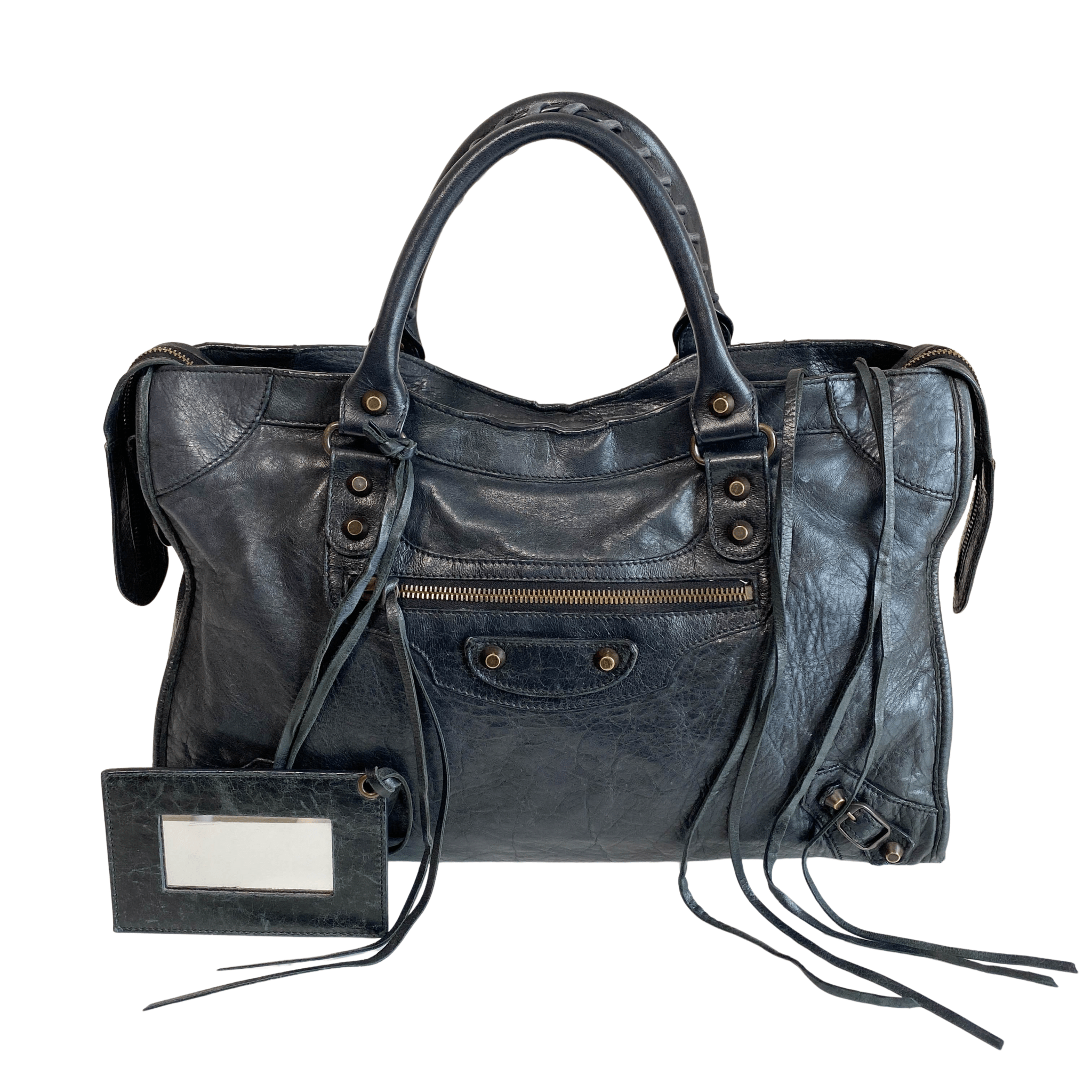 BALENCIAGA Le City Midium Top Handle Bag HIVE PRELOVED