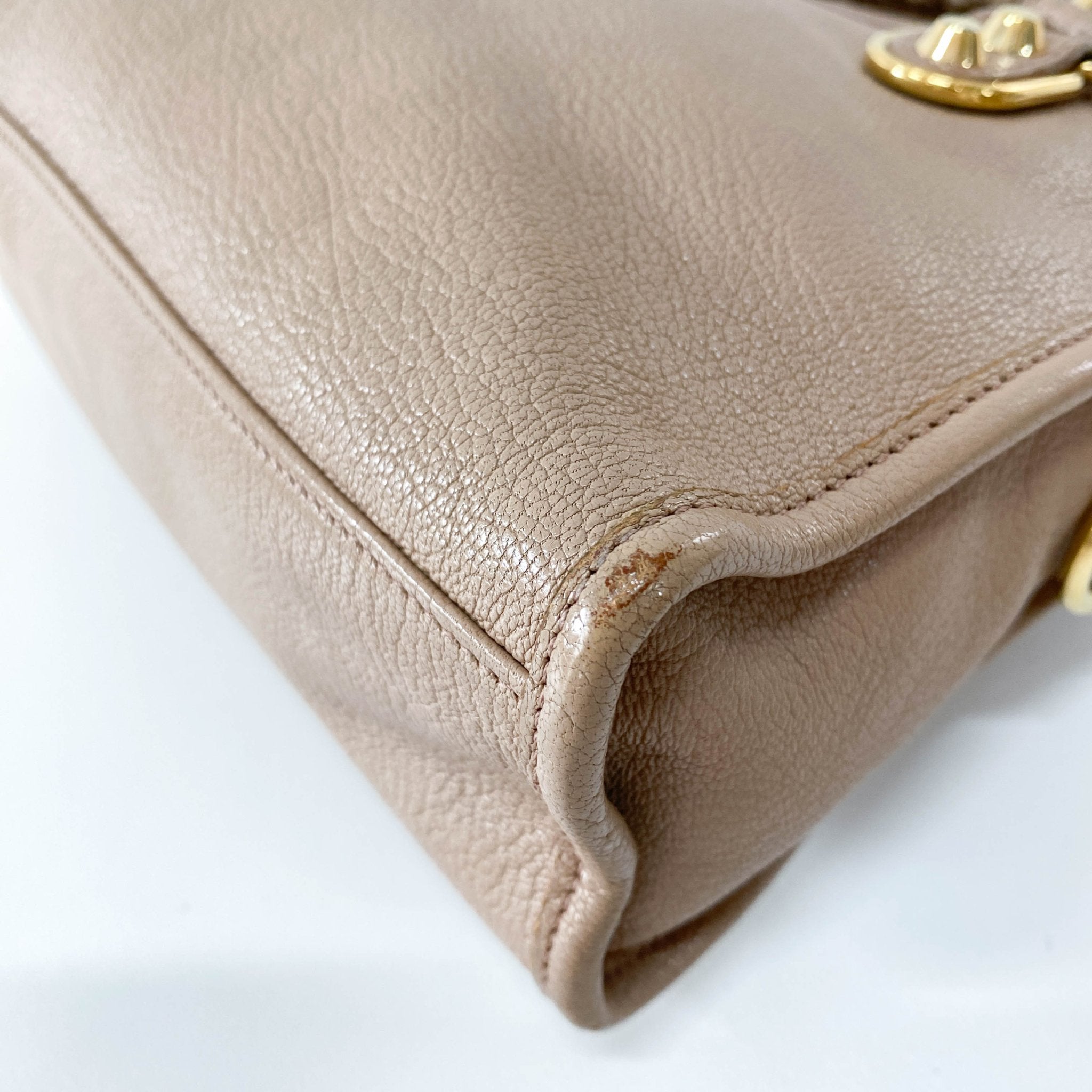 BALENCIAGA Mini City Beige Leather Top Handle Bag, in , Sold by HIVE PRELOVED - Handle Bags, ,