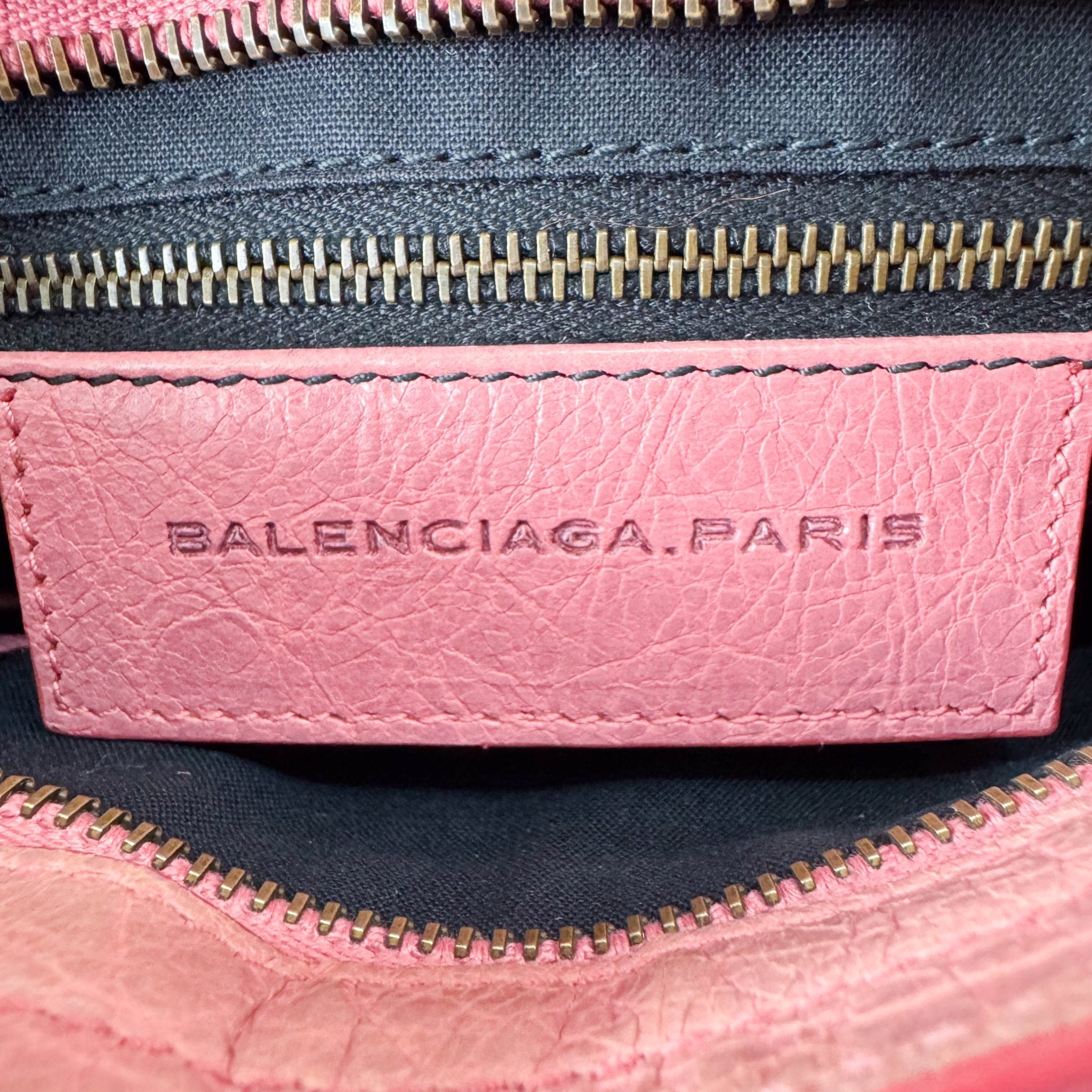 BALENCIAGA Mini City Pink Leather Shoulder Bag, in , Sold by HIVE PRELOVED - Handle Bags, ,