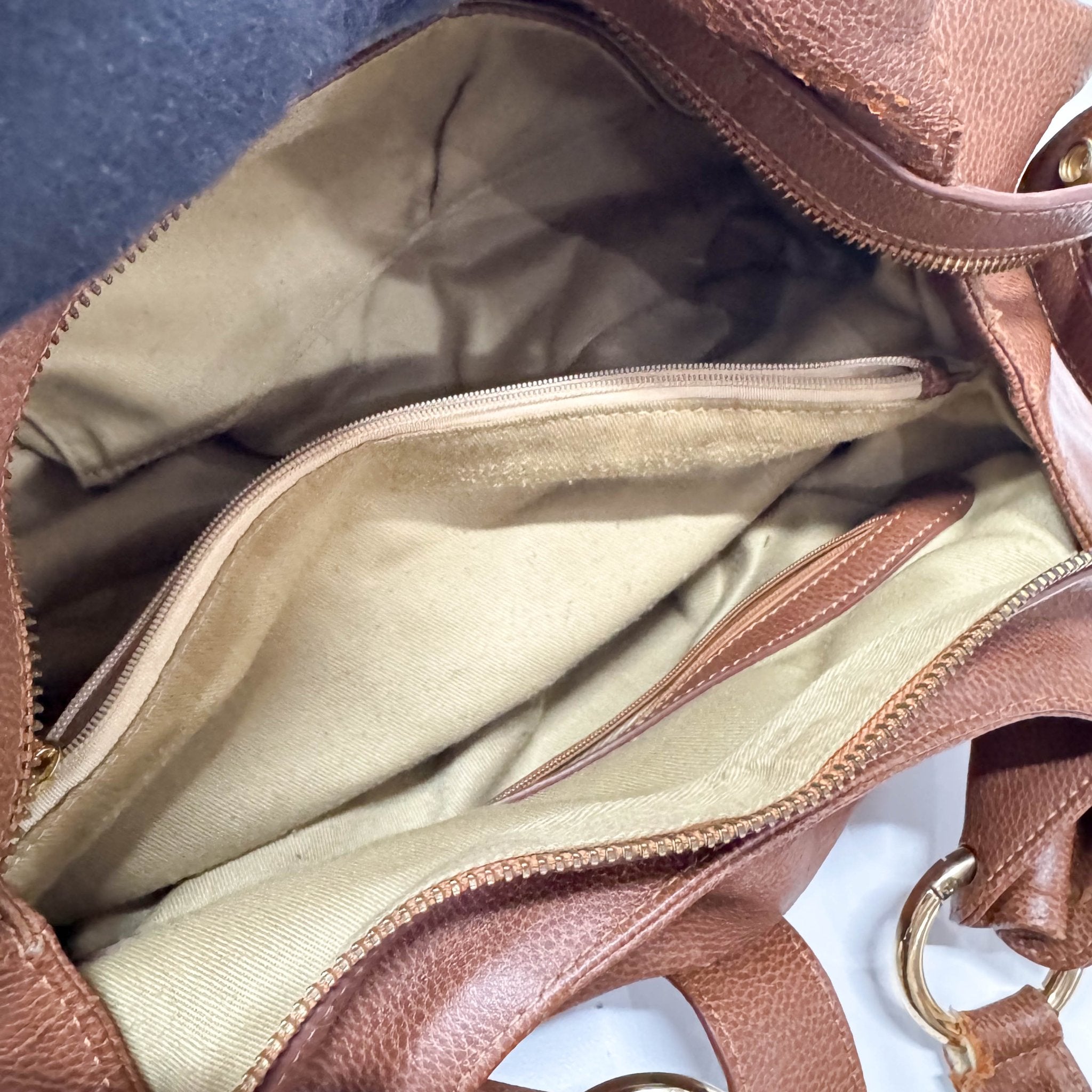 BALENCIAGA Old Balenciaga Brown Leather Shoulder Bag, in , Sold by HIVE PRELOVED - Shoulder Bags, ,