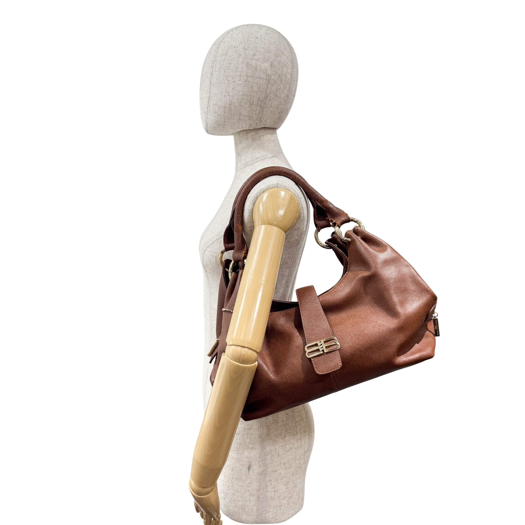 BALENCIAGA Old Balenciaga Brown Leather Shoulder Bag, in , Sold by HIVE PRELOVED - Shoulder Bags, ,