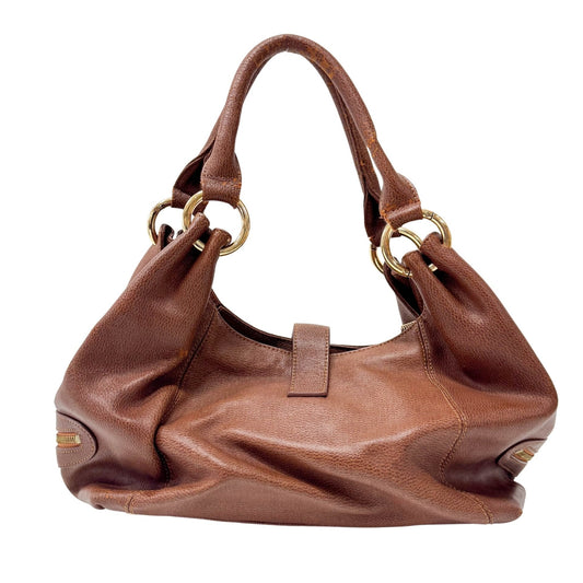 BALENCIAGA Old Balenciaga Brown Leather Shoulder Bag, in , Sold by HIVE PRELOVED - Shoulder Bags, ,