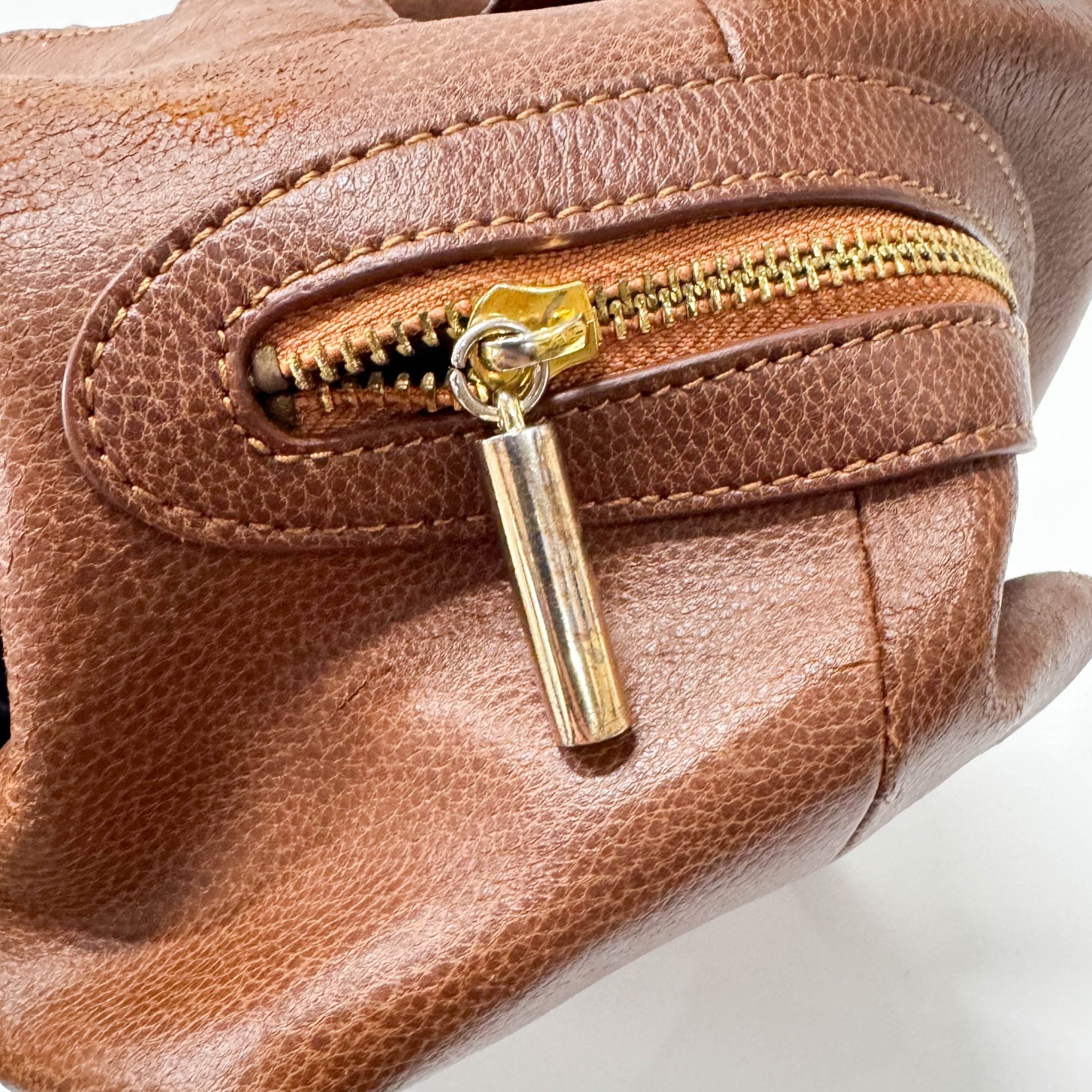 BALENCIAGA Old Balenciaga Brown Leather Shoulder Bag, in , Sold by HIVE PRELOVED - Shoulder Bags, ,