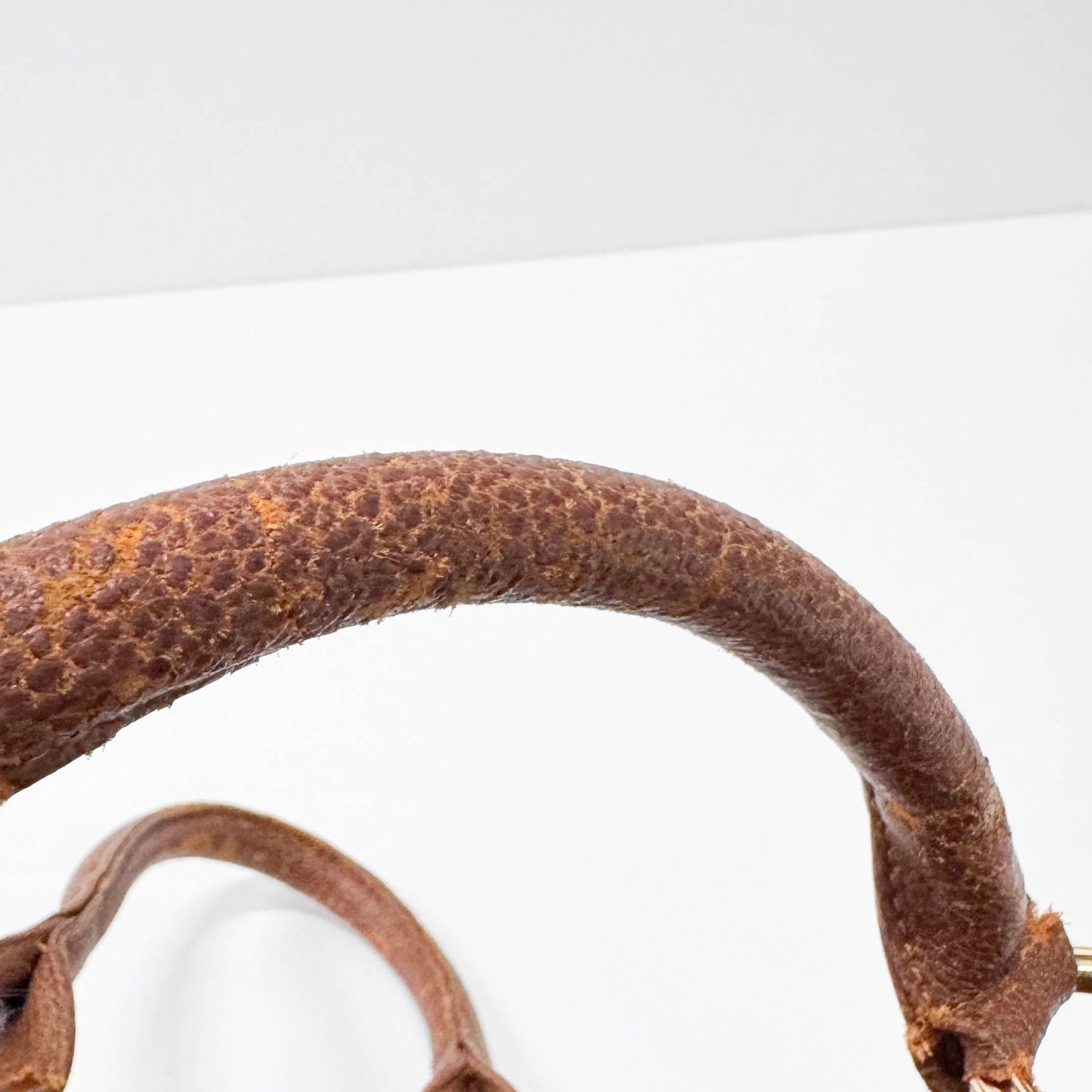 BALENCIAGA Old Balenciaga Brown Leather Shoulder Bag, in , Sold by HIVE PRELOVED - Shoulder Bags, ,