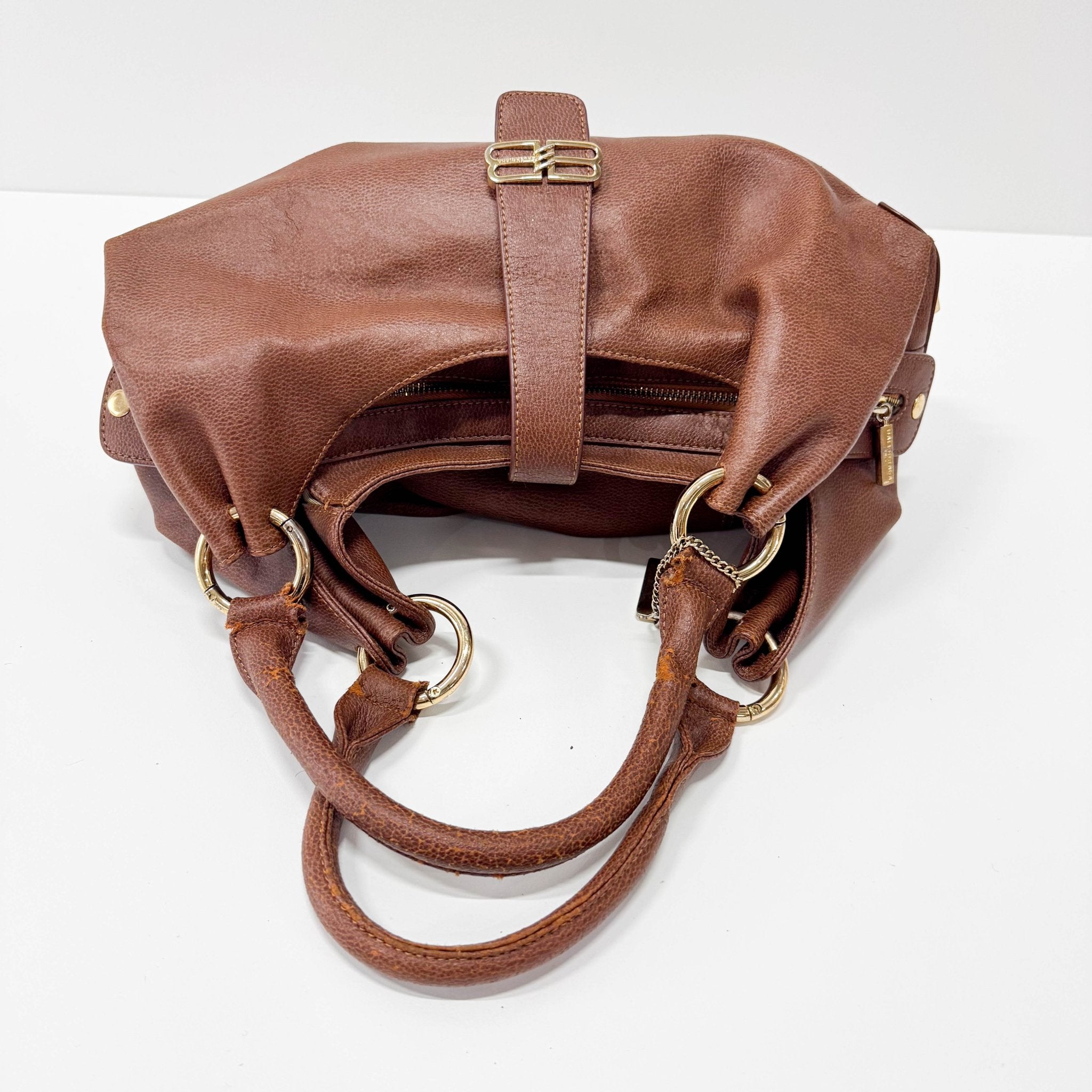 BALENCIAGA Old Balenciaga Brown Leather Shoulder Bag, in , Sold by HIVE PRELOVED - Shoulder Bags, ,