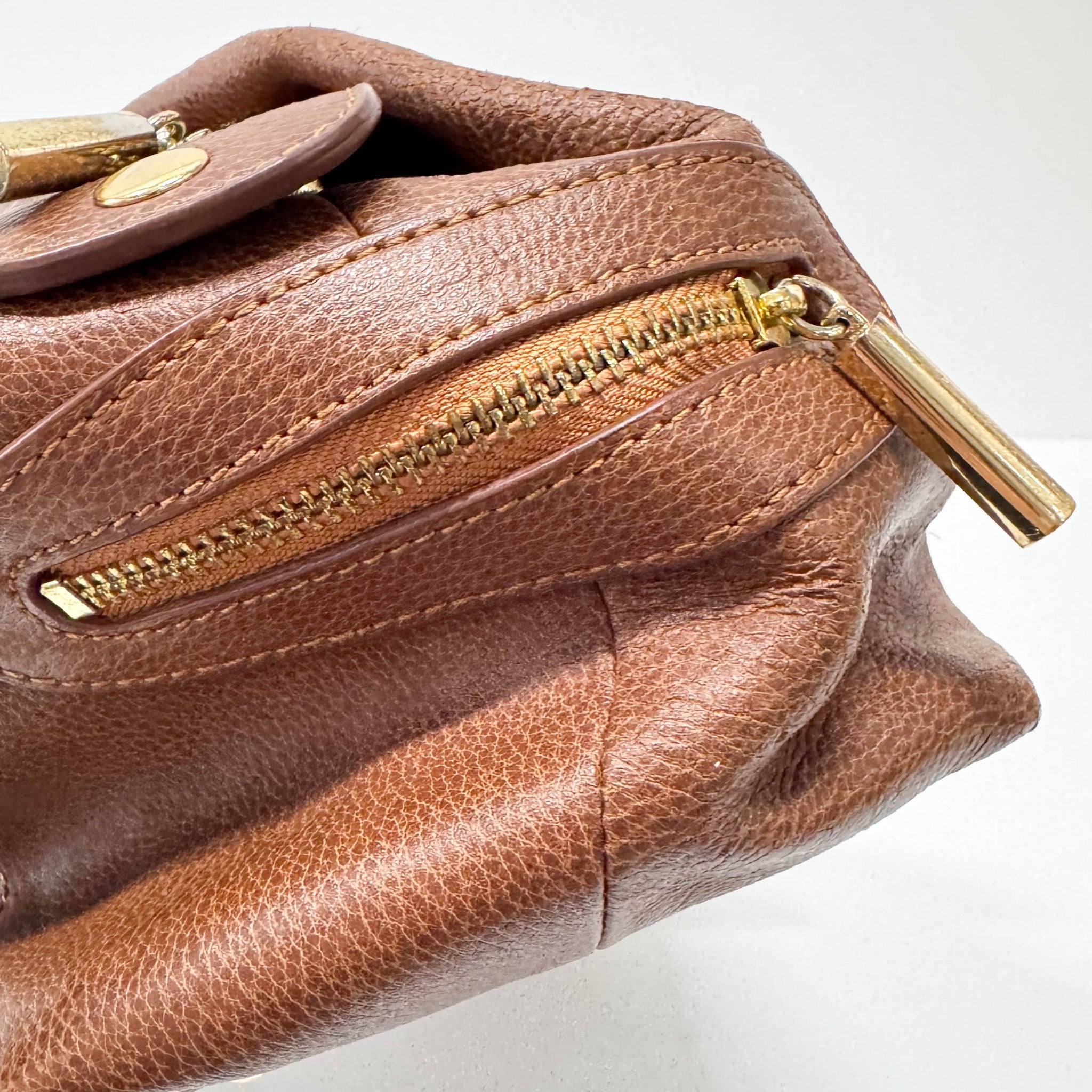 BALENCIAGA Old Balenciaga Brown Leather Shoulder Bag, in , Sold by HIVE PRELOVED - Shoulder Bags, ,