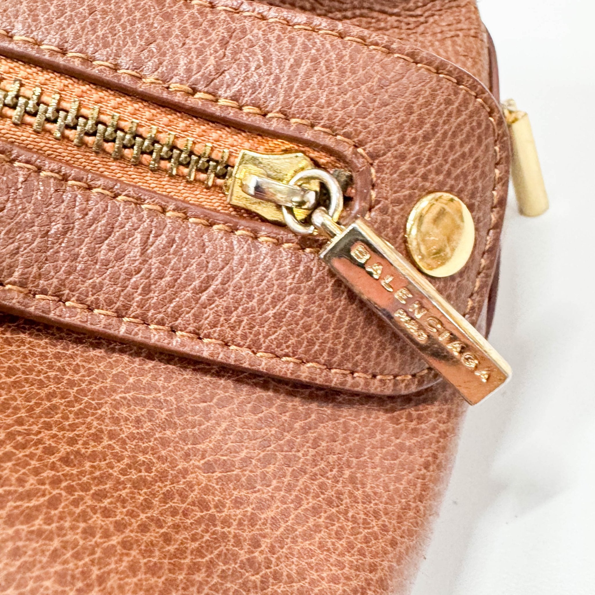 BALENCIAGA Old Balenciaga Brown Leather Shoulder Bag, in , Sold by HIVE PRELOVED - Shoulder Bags, ,