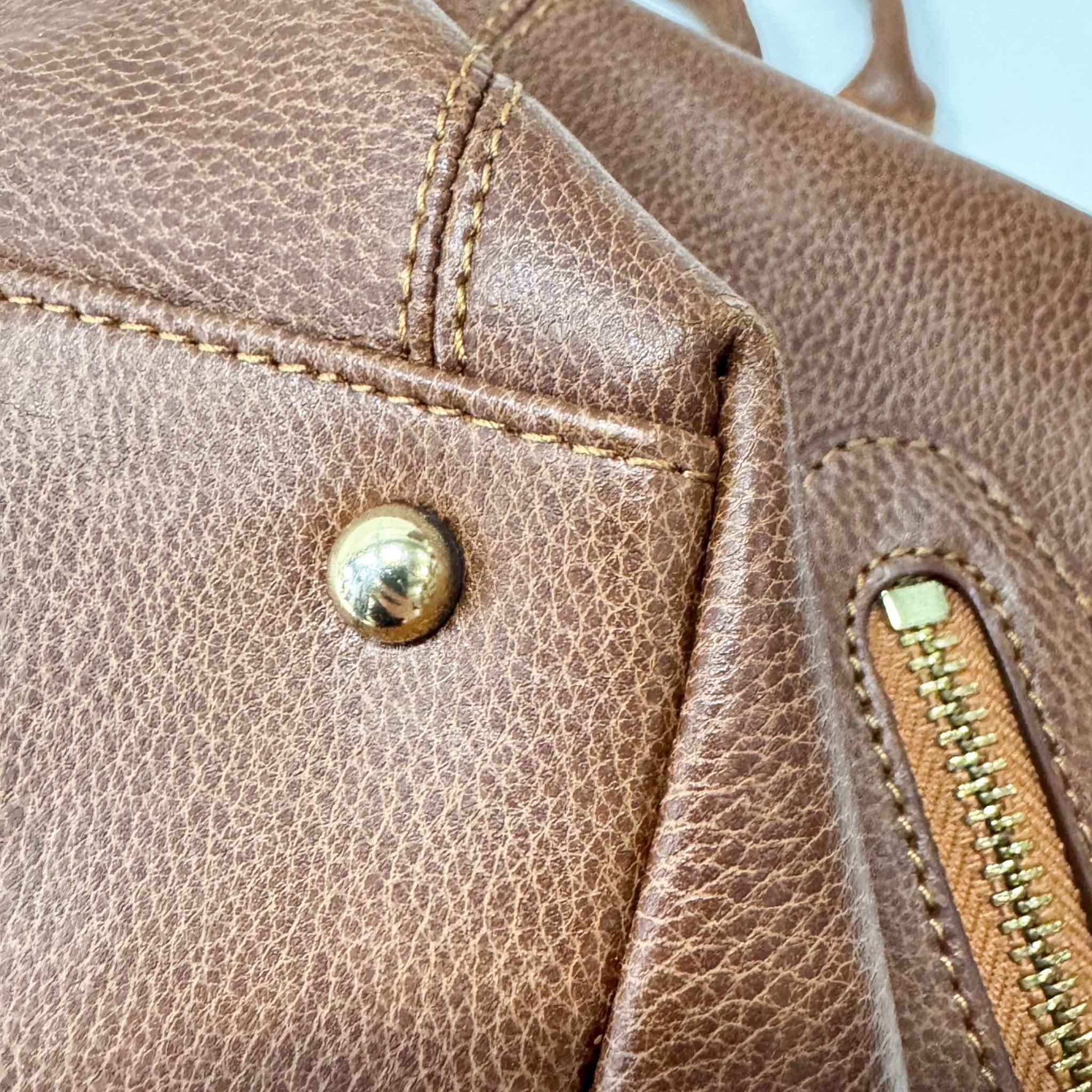 BALENCIAGA Old Balenciaga Brown Leather Shoulder Bag, in , Sold by HIVE PRELOVED - Shoulder Bags, ,