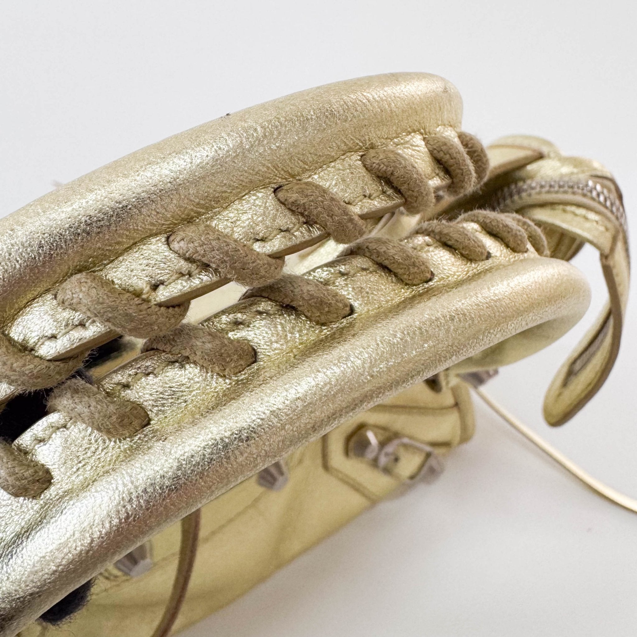 BALENCIAGA The Ciry Metalic Gold Leather Shoulder Bag, in , Sold by HIVE PRELOVED - Handle Bags, Shoulder Bags,