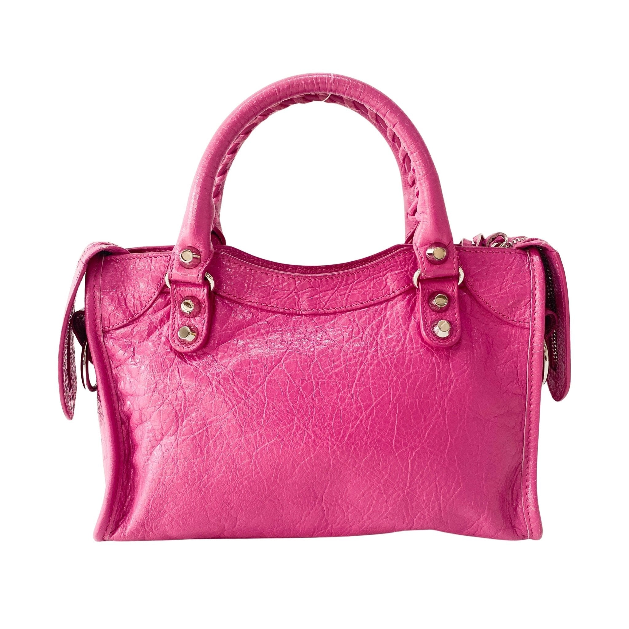BALENCIAGA The City Mini Pink Leather Hand Bag, in , Sold by HIVE PRELOVED - Handle Bags, Mini bags, Shoulder Bags