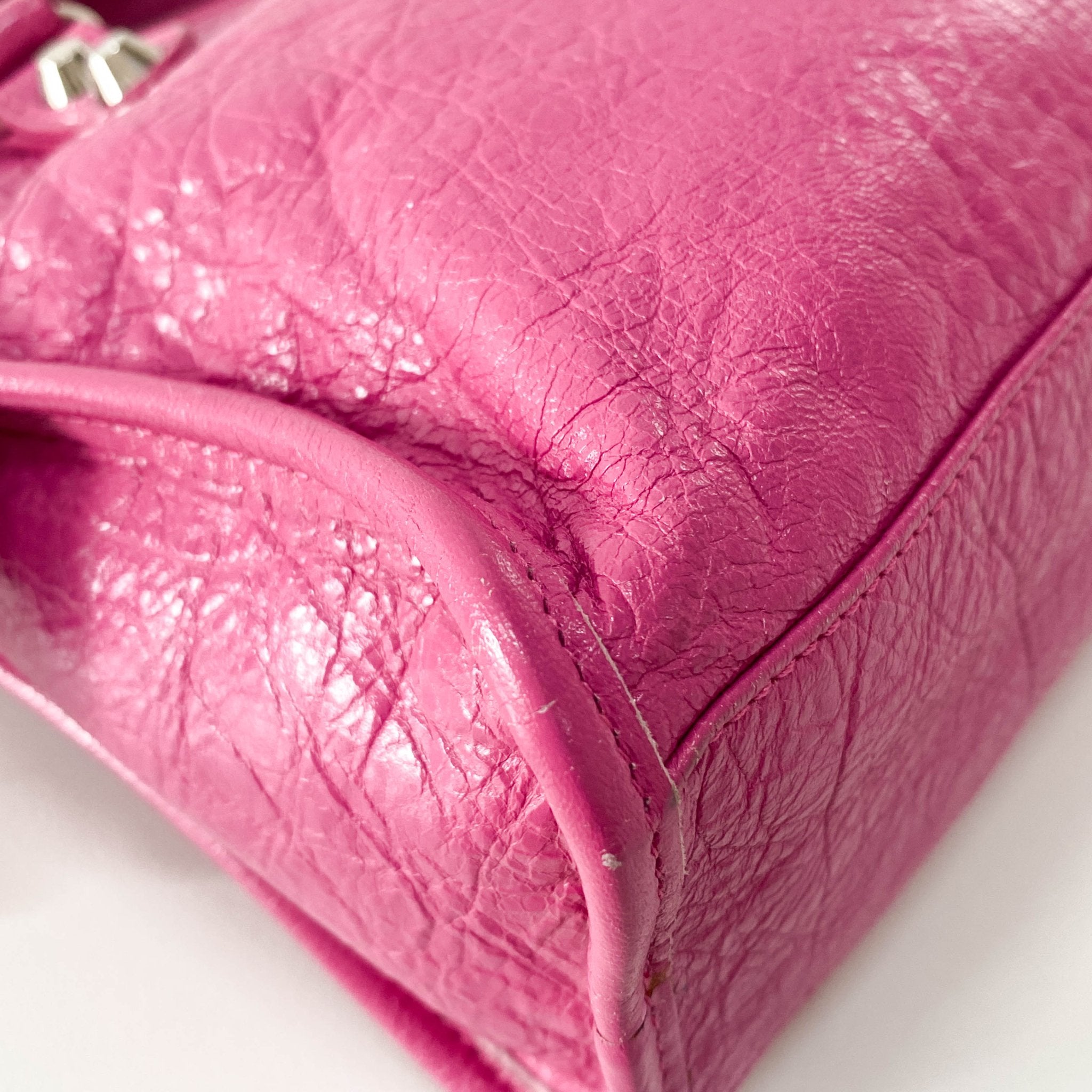 BALENCIAGA The City Mini Pink Leather Hand Bag, in , Sold by HIVE PRELOVED - Handle Bags, Mini bags, Shoulder Bags