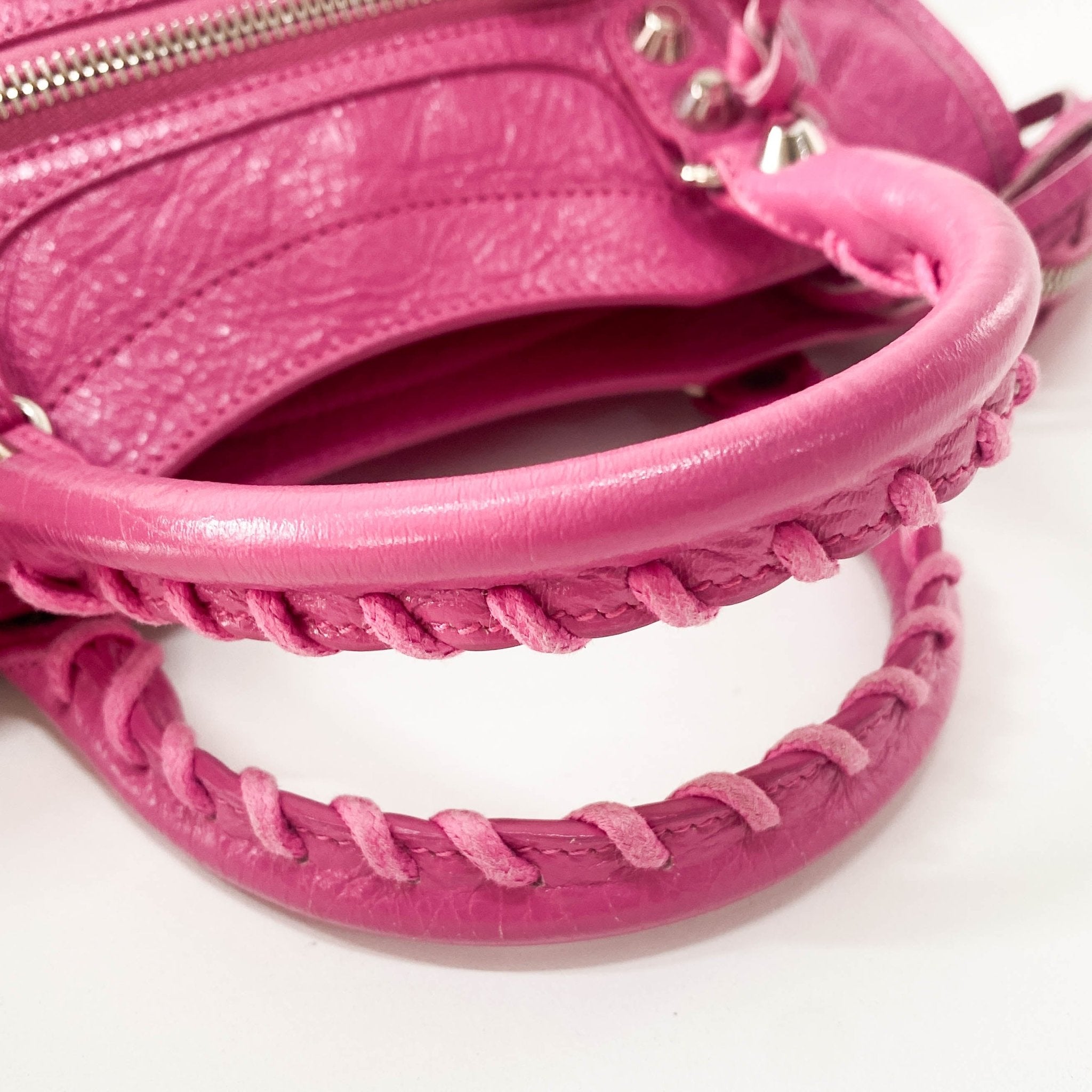 BALENCIAGA The City Mini Pink Leather Hand Bag, in , Sold by HIVE PRELOVED - Handle Bags, Mini bags, Shoulder Bags