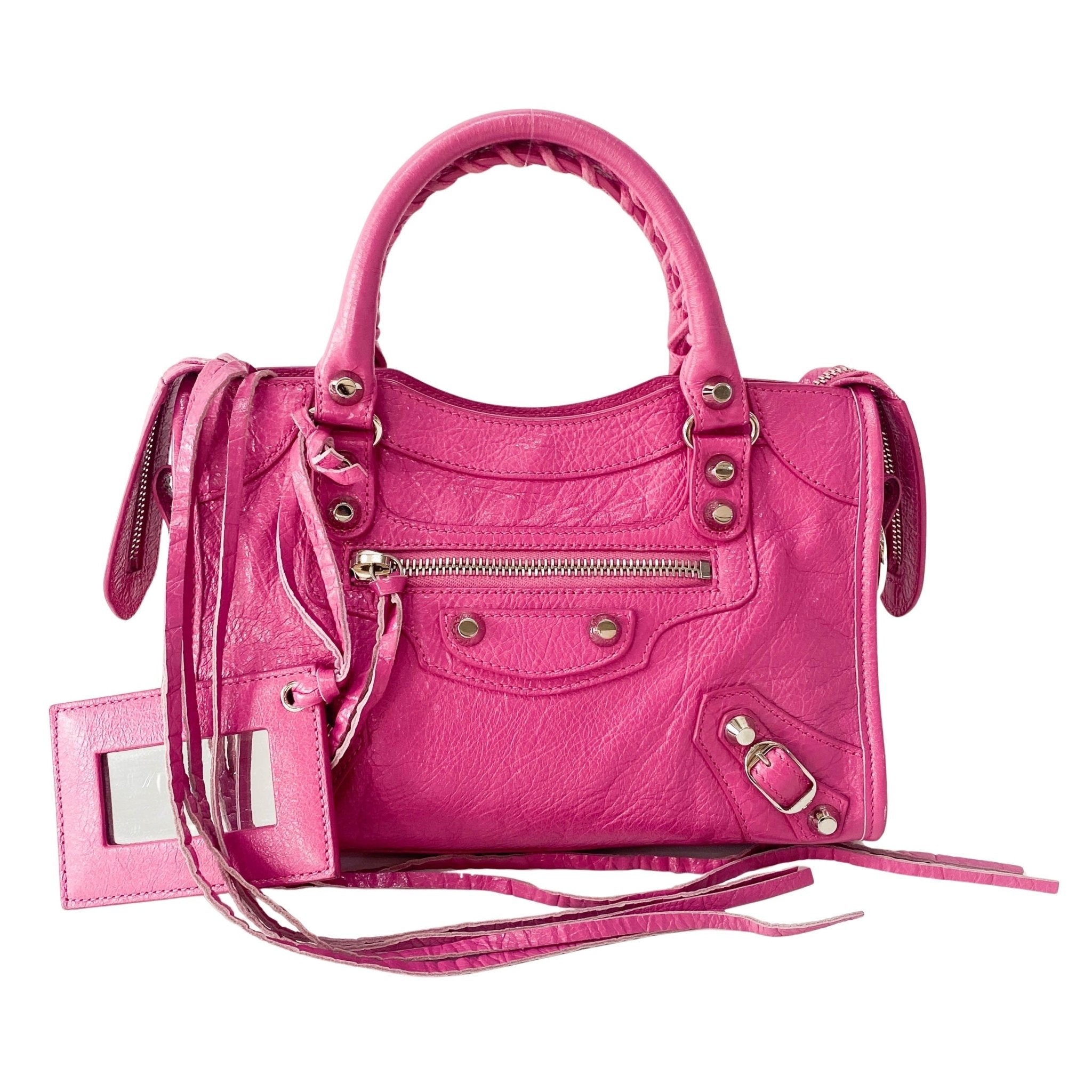 BALENCIAGA The City Mini Pink Leather Hand Bag, in , Sold by HIVE PRELOVED - Handle Bags, Mini bags, Shoulder Bags