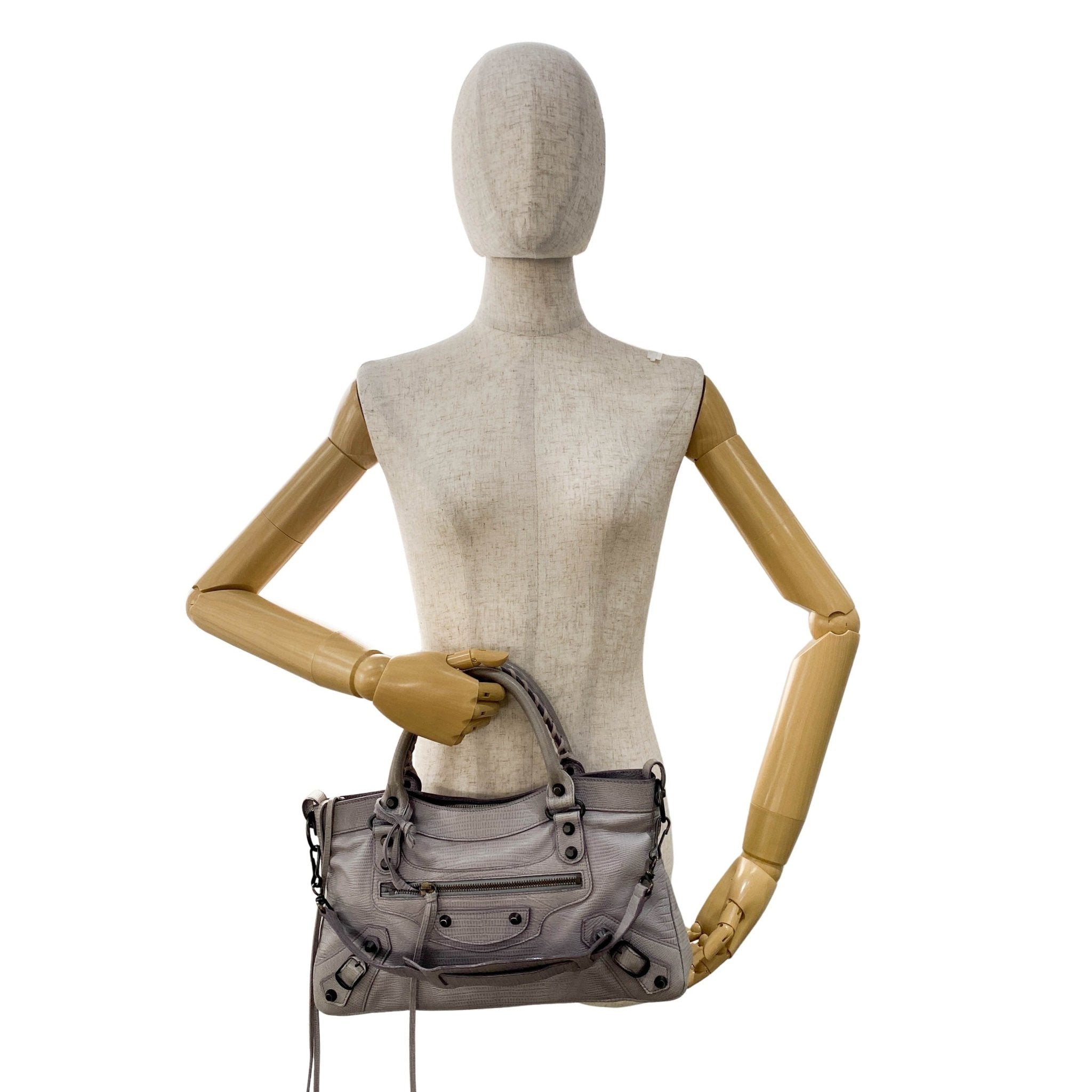 BALENCIAGA The First Black Leather Shoulder Bag, in , Sold by HIVE PRELOVED - Handle Bags, ,