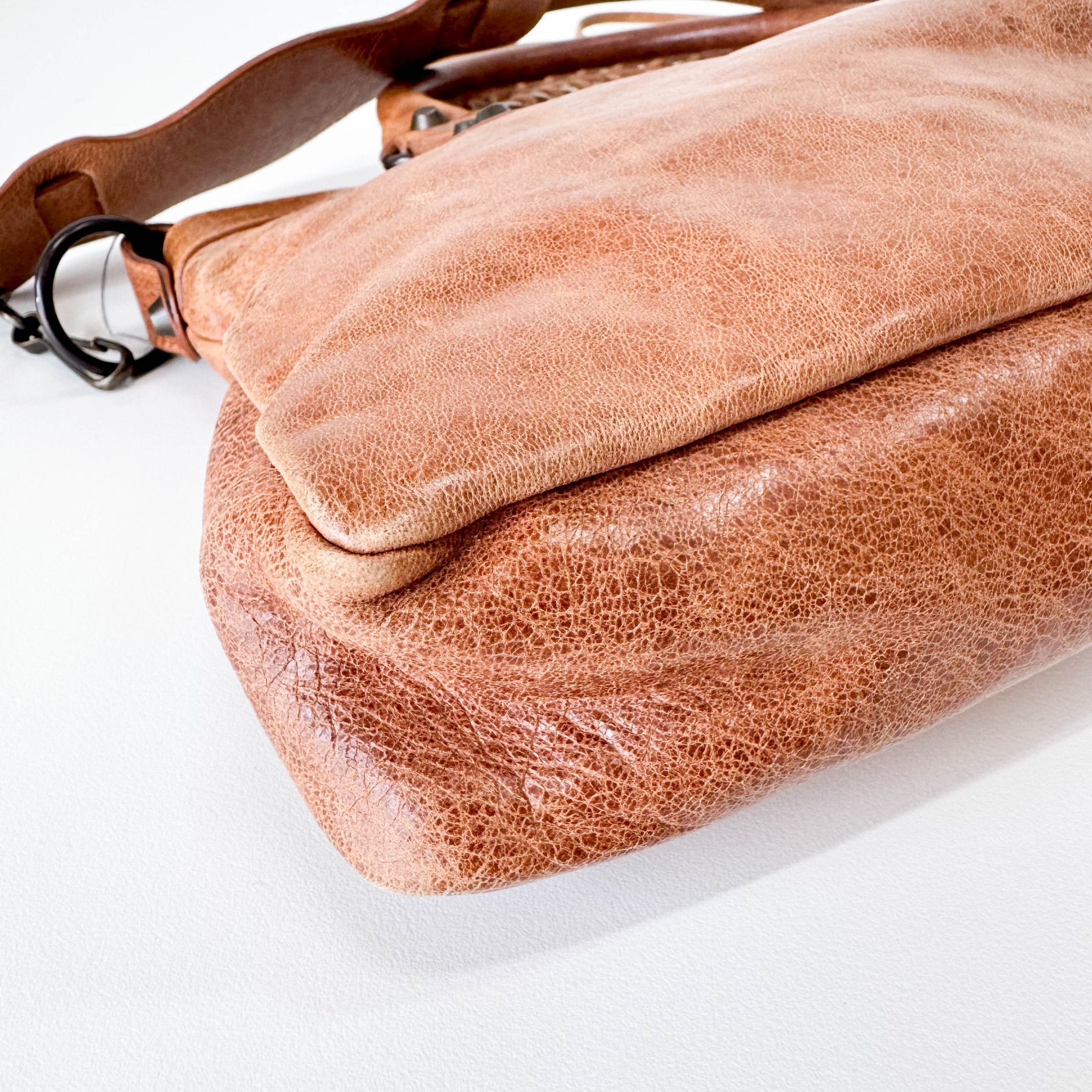 BALENCIAGA The First Brown Leather Bag, in , Sold by HIVE PRELOVED - Handle Bags, Shoulder Bags,