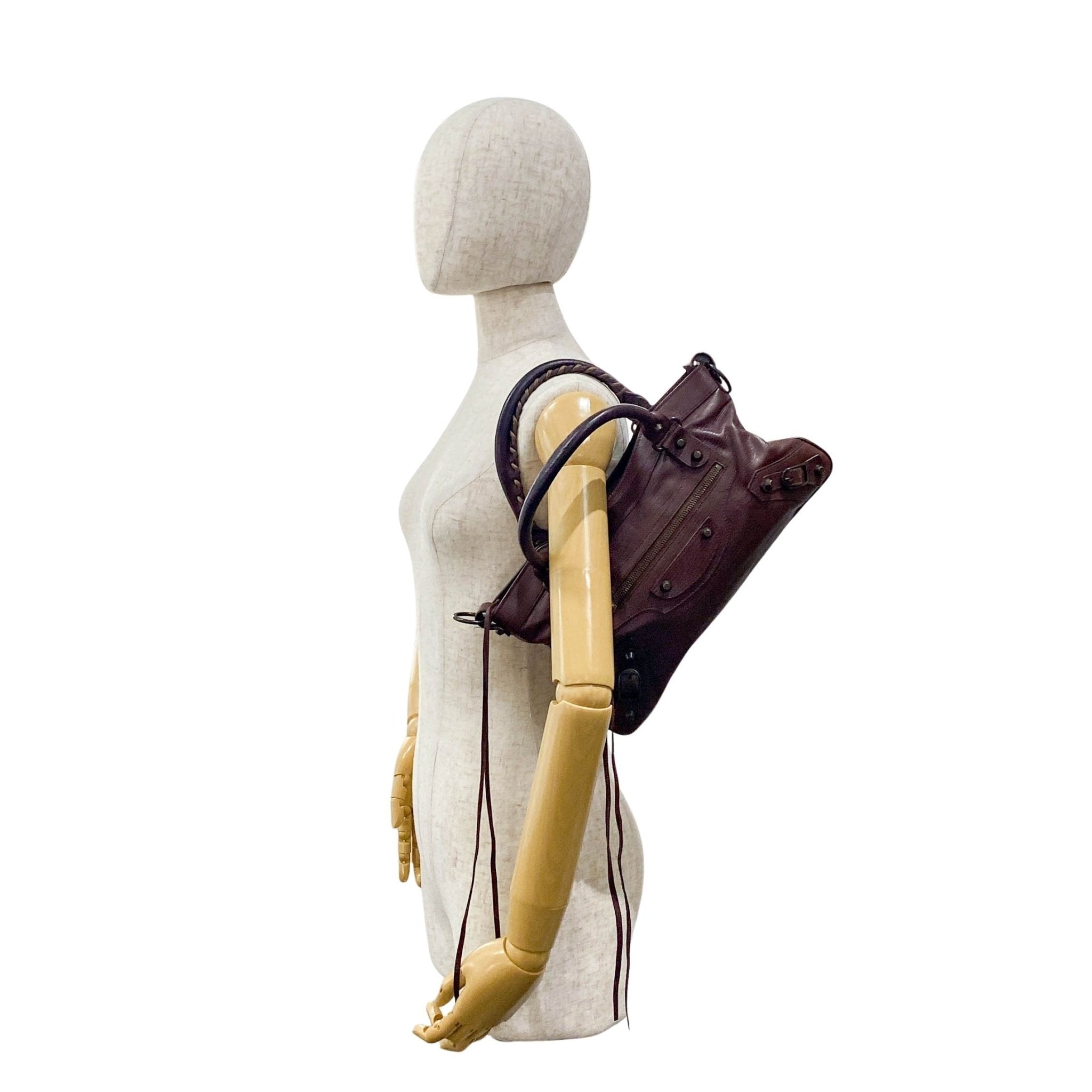 BALENCIAGA The First Brown Leather Shoulder Bag, in , Sold by HIVE PRELOVED - Shoulder Bags, ,