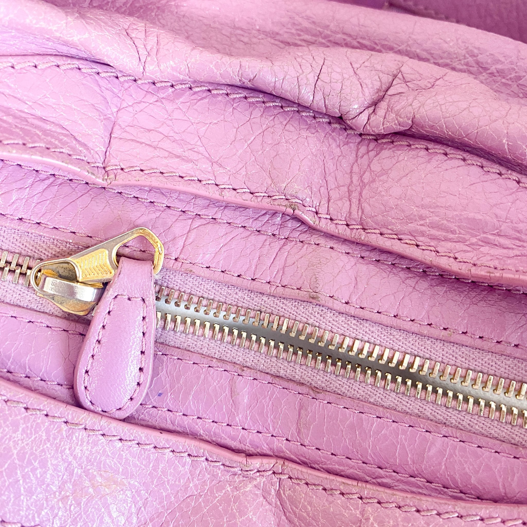 BALENCIAGA Vintage City Purple Leather Hand Bag, in , Sold by HIVE PRELOVED - Handle Bags, Shoulder Bags,