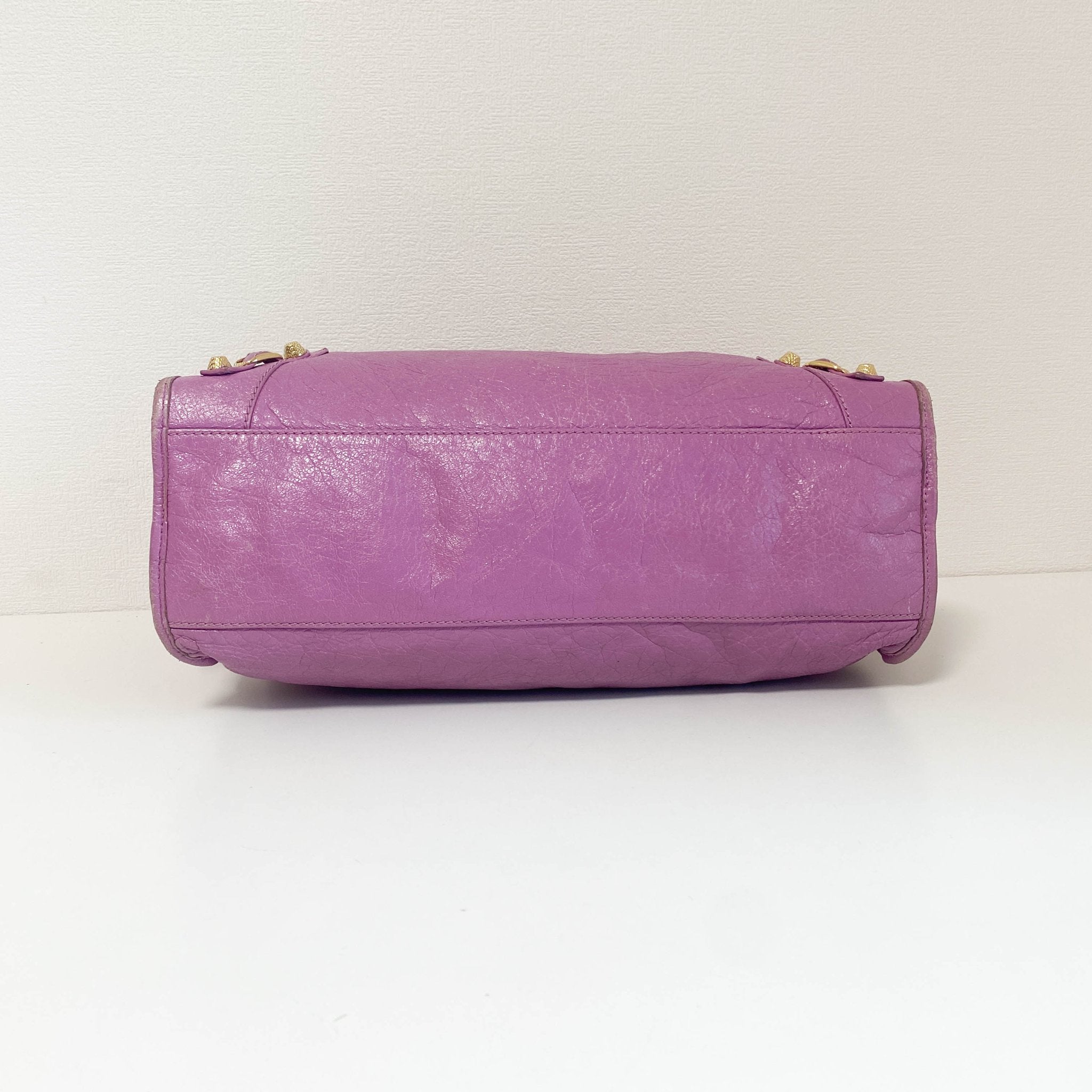 BALENCIAGA Vintage City Purple Leather Hand Bag, in , Sold by HIVE PRELOVED - Handle Bags, Shoulder Bags,