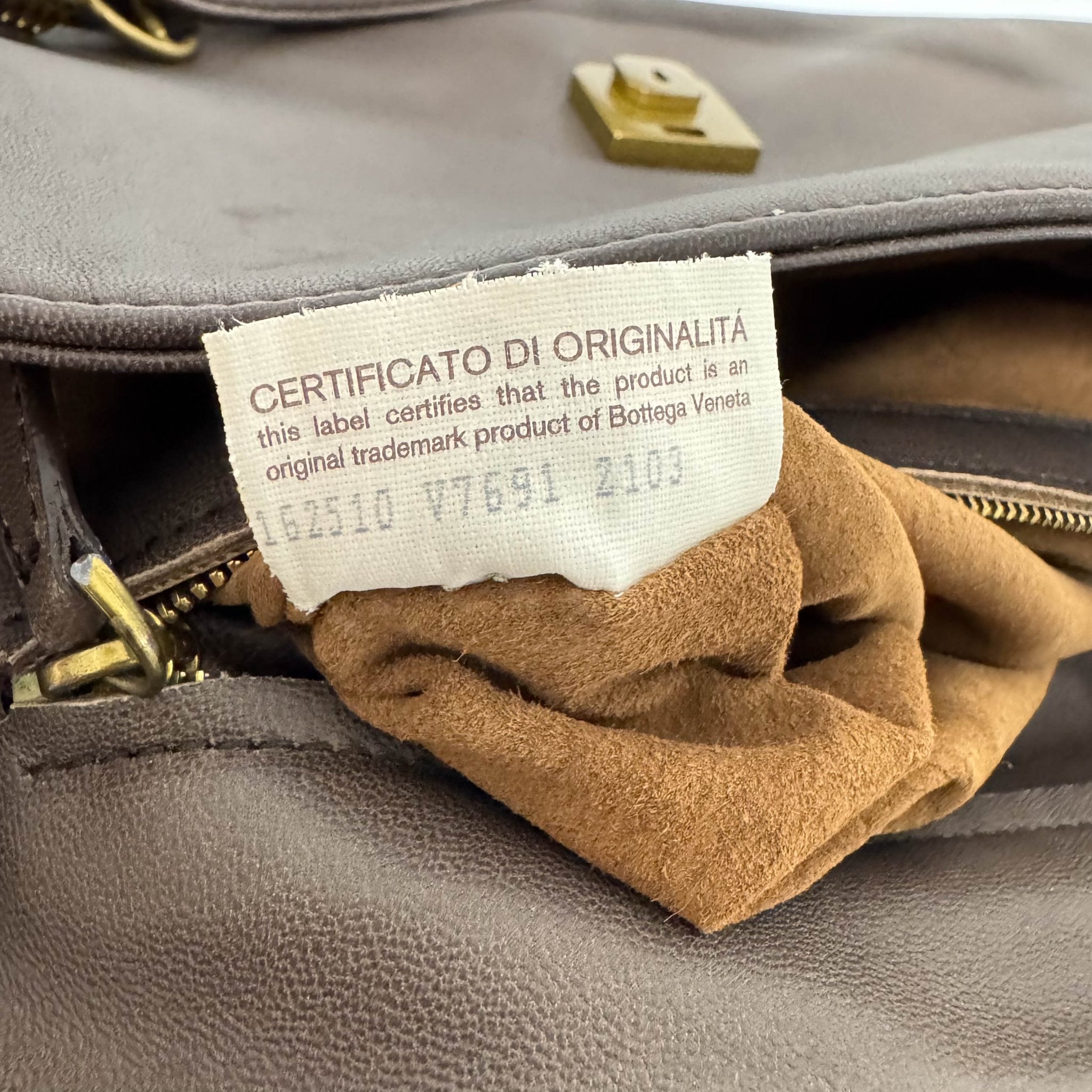 BOTTEGA VENETA Archive Brown Leather Intrecciato Shoulder Bag, in , Sold by HIVE PRELOVED - Shoulder Bags, ,