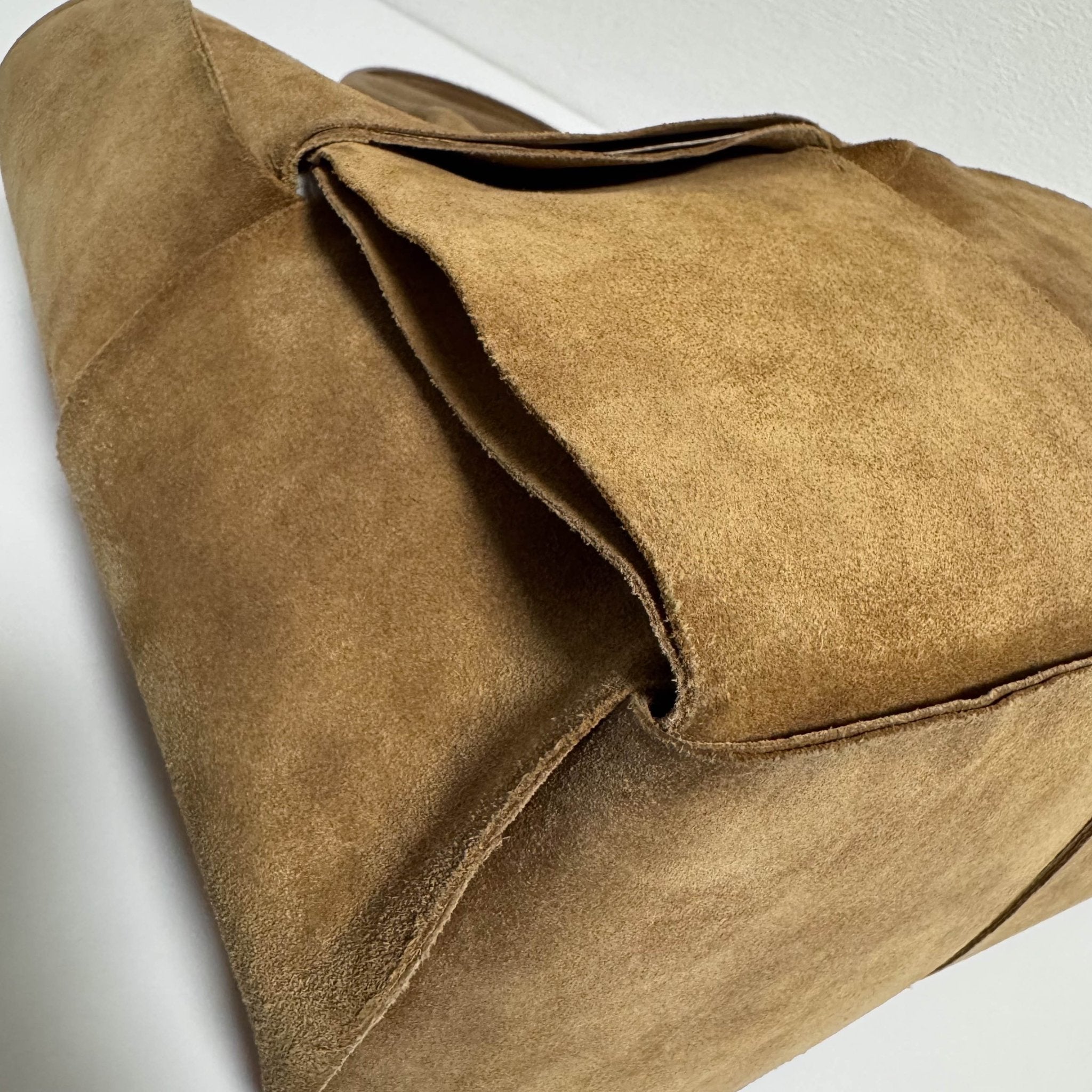 BOTTEGA VENETA Arco Tote Brown Suede Leather / Fur Handbag, in , Sold by HIVE PRELOVED - Handle Bags, ,