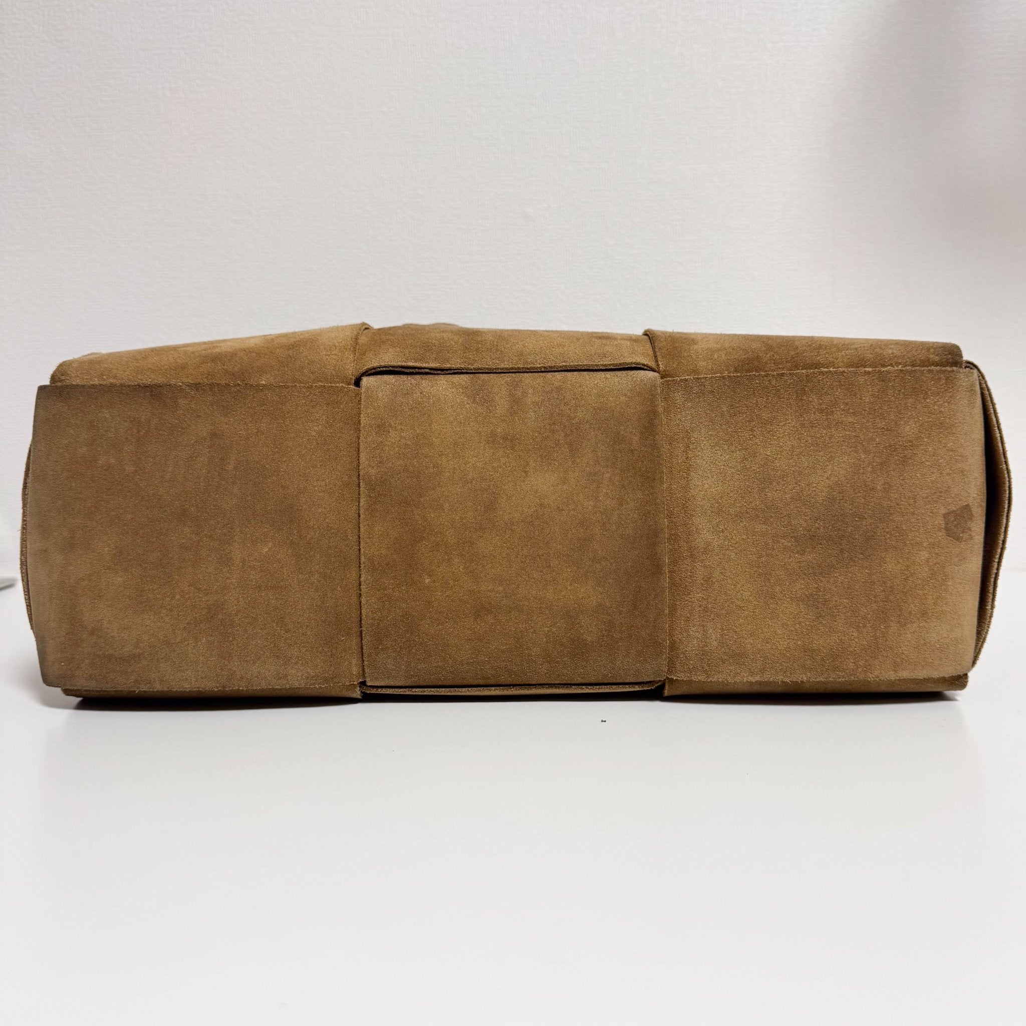 BOTTEGA VENETA Arco Tote Brown Suede Leather / Fur Handbag, in , Sold by HIVE PRELOVED - Handle Bags, ,