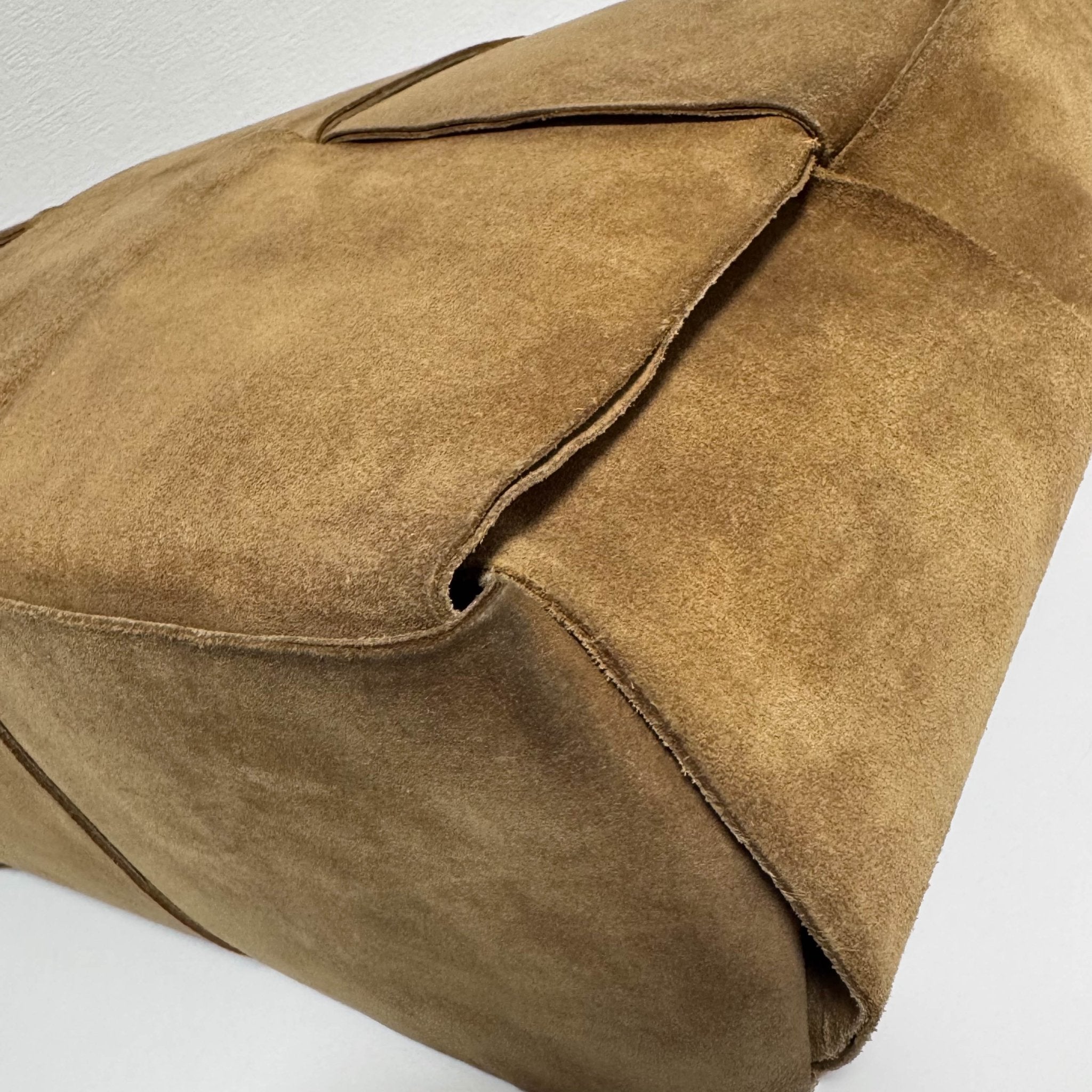 BOTTEGA VENETA Arco Tote Brown Suede Leather / Fur Handbag, in , Sold by HIVE PRELOVED - Handle Bags, ,