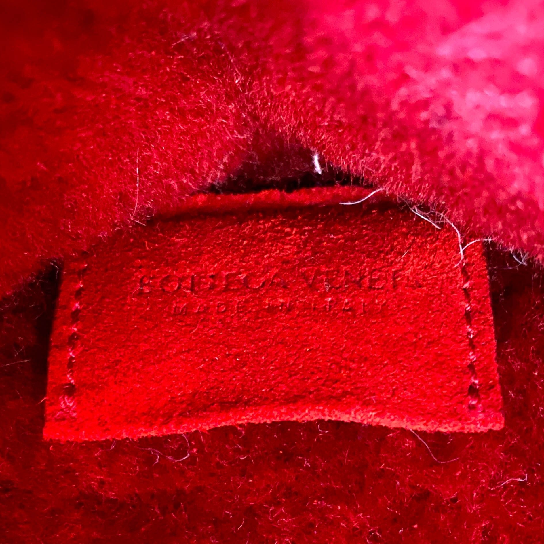 BOTTEGA VENETA Arco Tote Red Suede Leather / Fur Handbag, in , Sold by HIVE PRELOVED - Handle Bags, Totes,