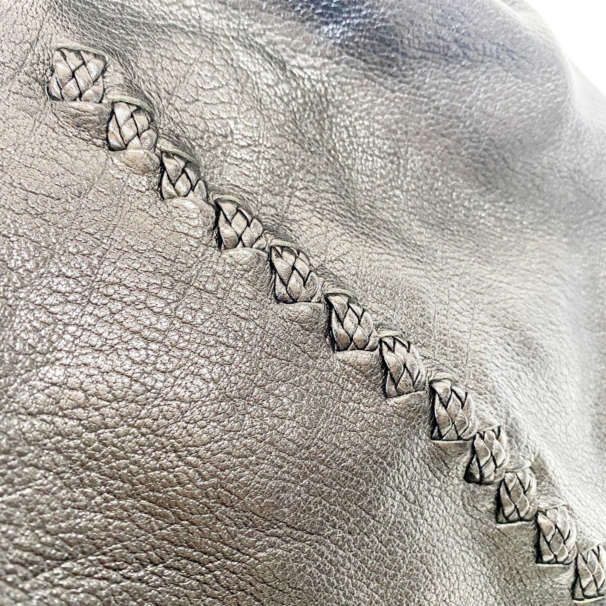 BOTTEGA VENETA Black Leather Shoulder Bag with Intrecciato Details, in , Sold by HIVE PRELOVED - Shoulder Bags, ,