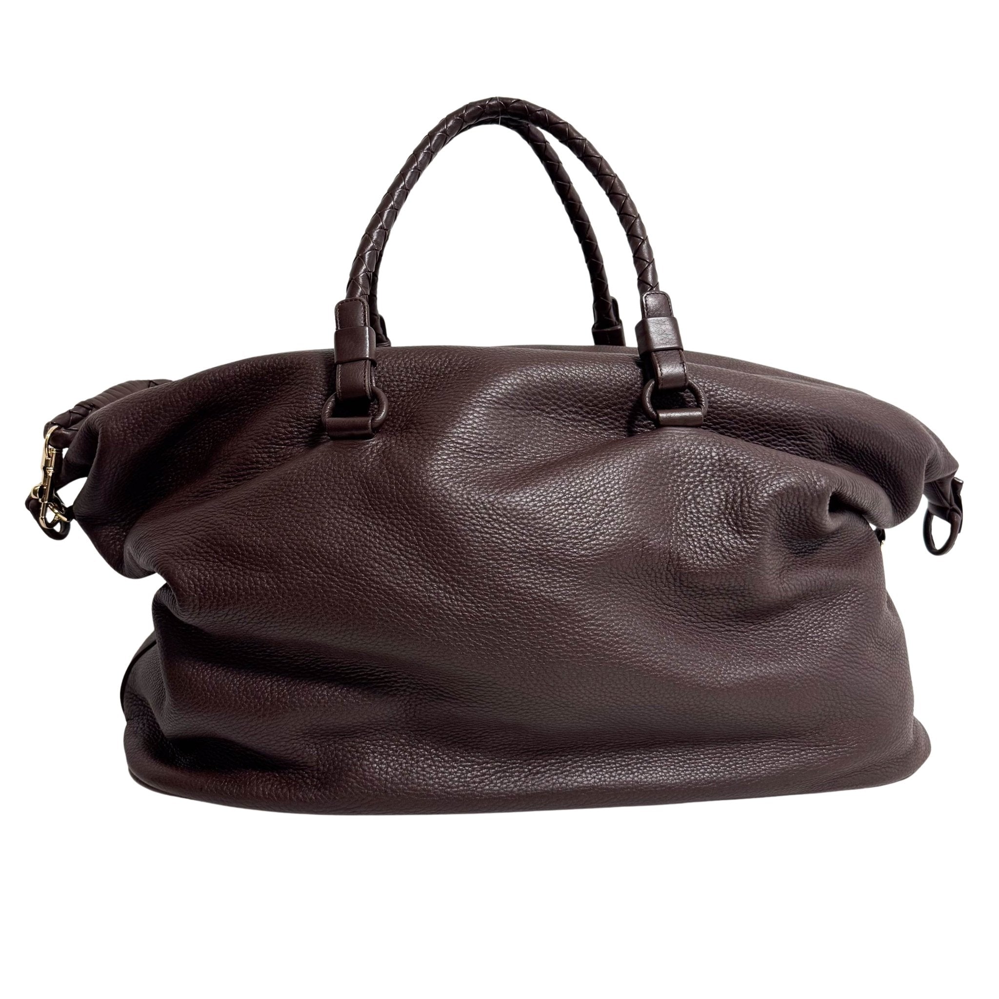 BOTTEGA VENETA Bottega Veneta Boston Bag Large Brown, in , Sold by HIVE PRELOVED - Travel bags, ,