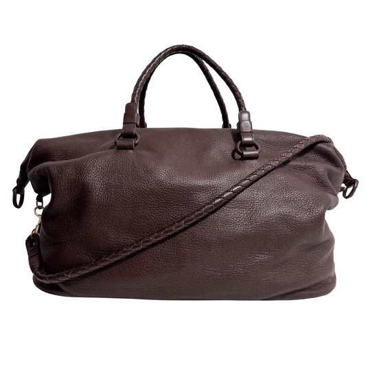 BOTTEGA VENETA Bottega Veneta Boston Bag Large Brown, in , Sold by HIVE PRELOVED - Travel bags, ,