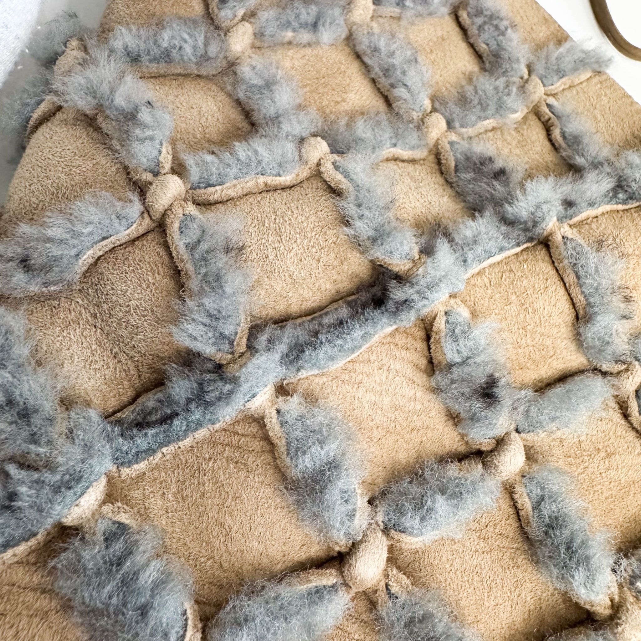 BOTTEGA VENETA Bottega Veneta Intrecciato Grey & Brown Suede Shoulder Bag, in , Sold by HIVE PRELOVED - Shoulder Bags, ,