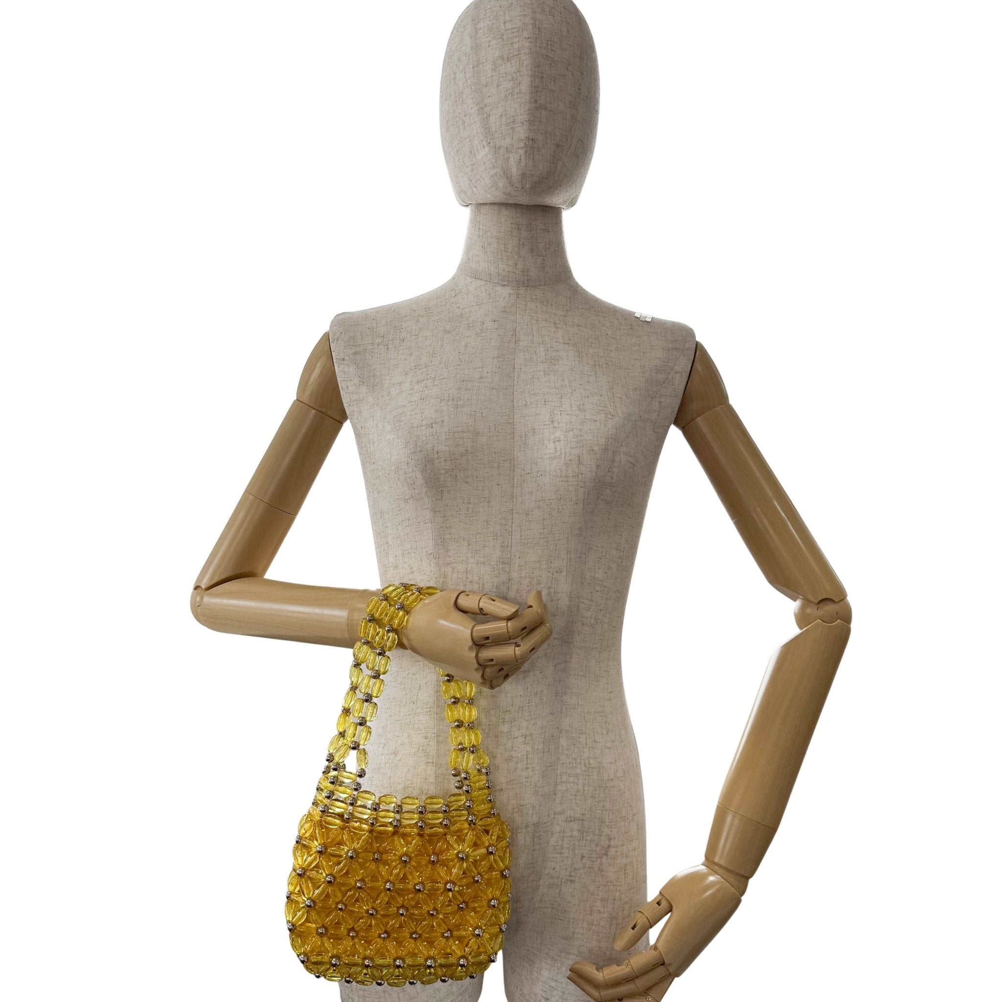 BOTTEGA VENETA Bottega Veneta Yellow Beads Mini Handbag, in , Sold by HIVE PRELOVED - Handle Bags, ,