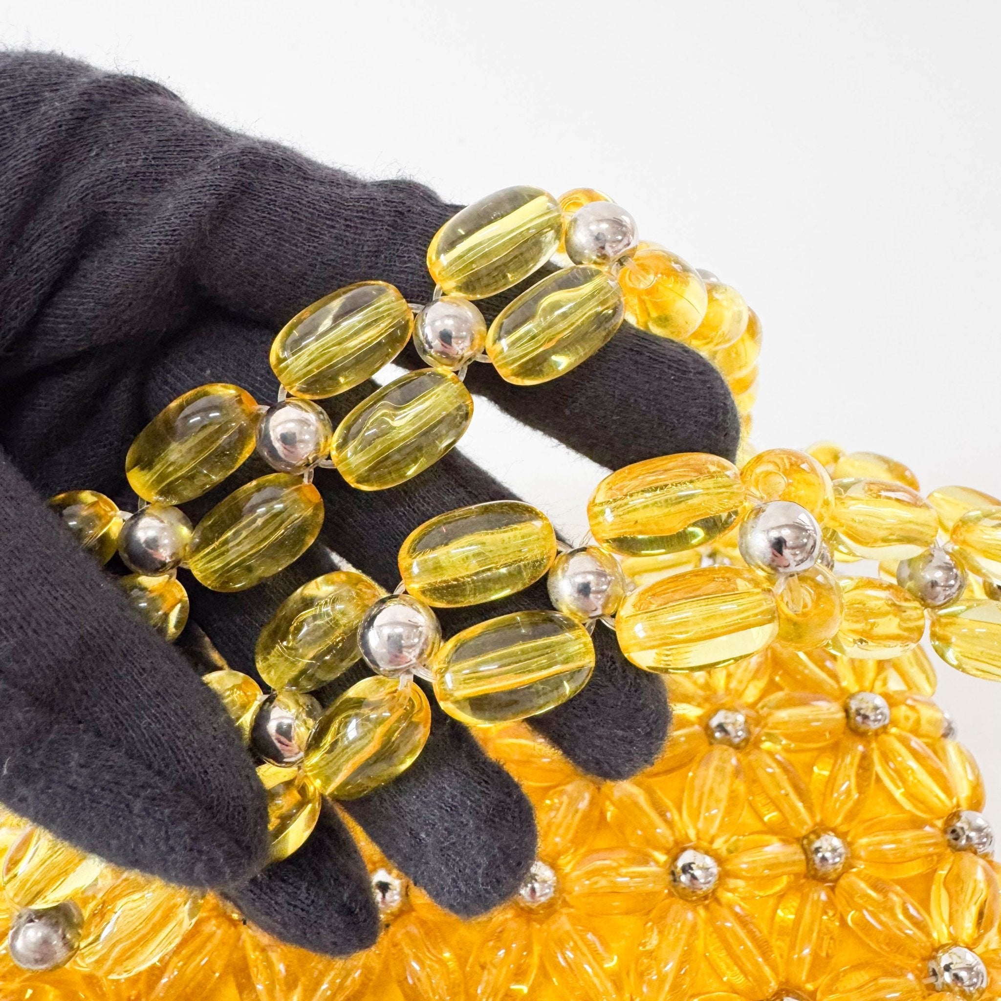 BOTTEGA VENETA Bottega Veneta Yellow Beads Mini Handbag, in , Sold by HIVE PRELOVED - Handle Bags, ,