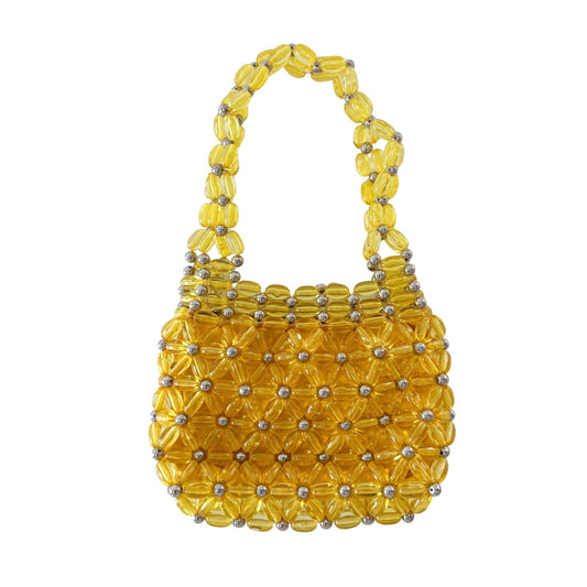 BOTTEGA VENETA Bottega Veneta Yellow Beads Mini Handbag, in , Sold by HIVE PRELOVED - Handle Bags, ,
