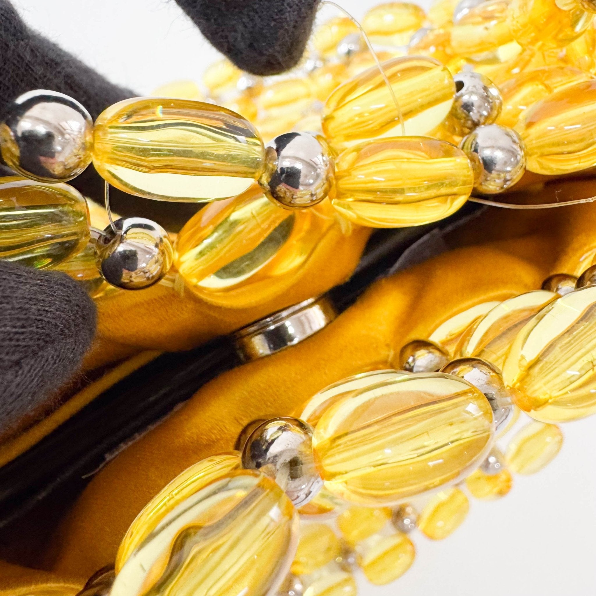 BOTTEGA VENETA Bottega Veneta Yellow Beads Mini Handbag, in , Sold by HIVE PRELOVED - Handle Bags, ,