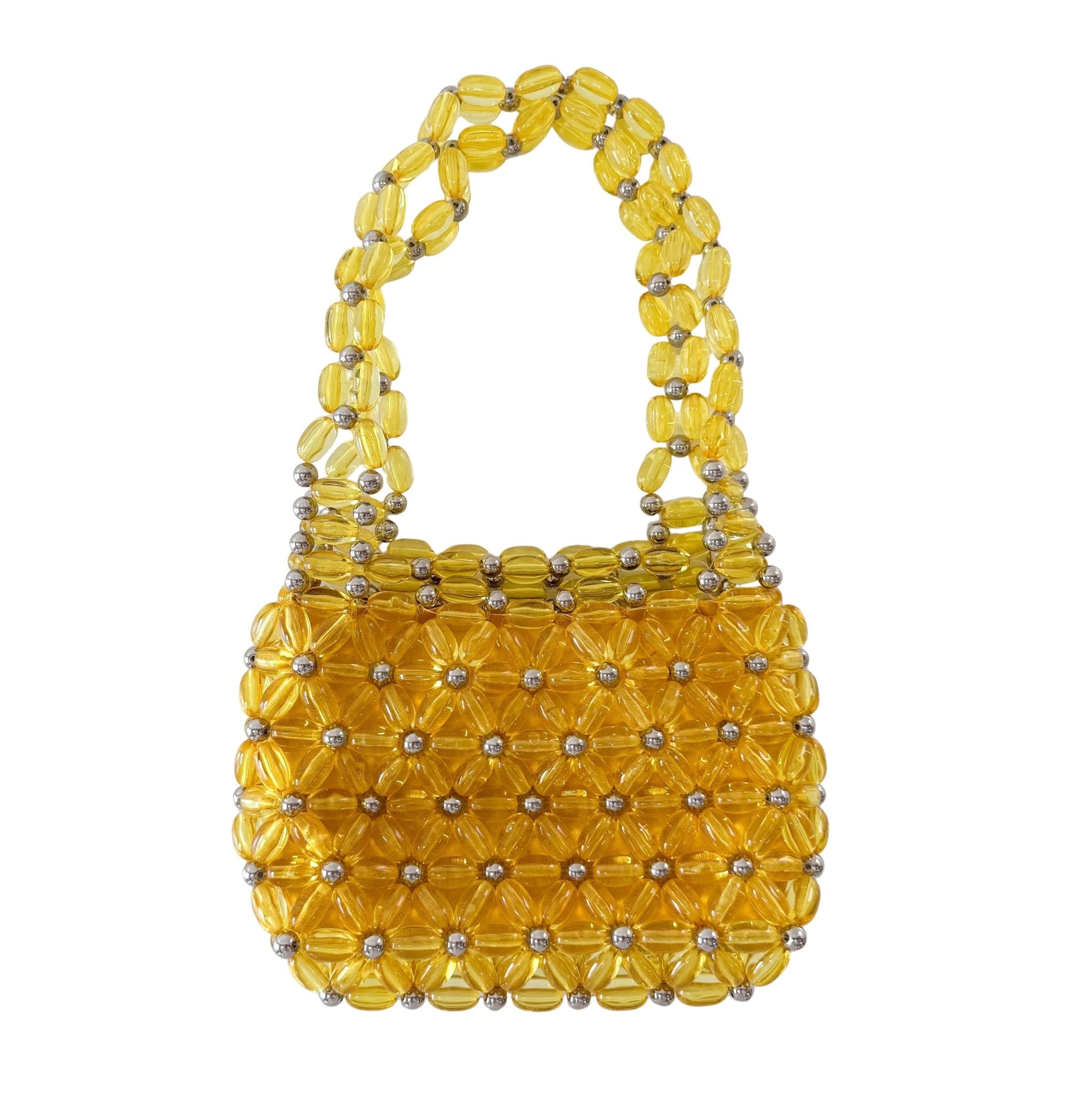 BOTTEGA VENETA Bottega Veneta Yellow Beads Mini Handbag, in , Sold by HIVE PRELOVED - Handle Bags, ,